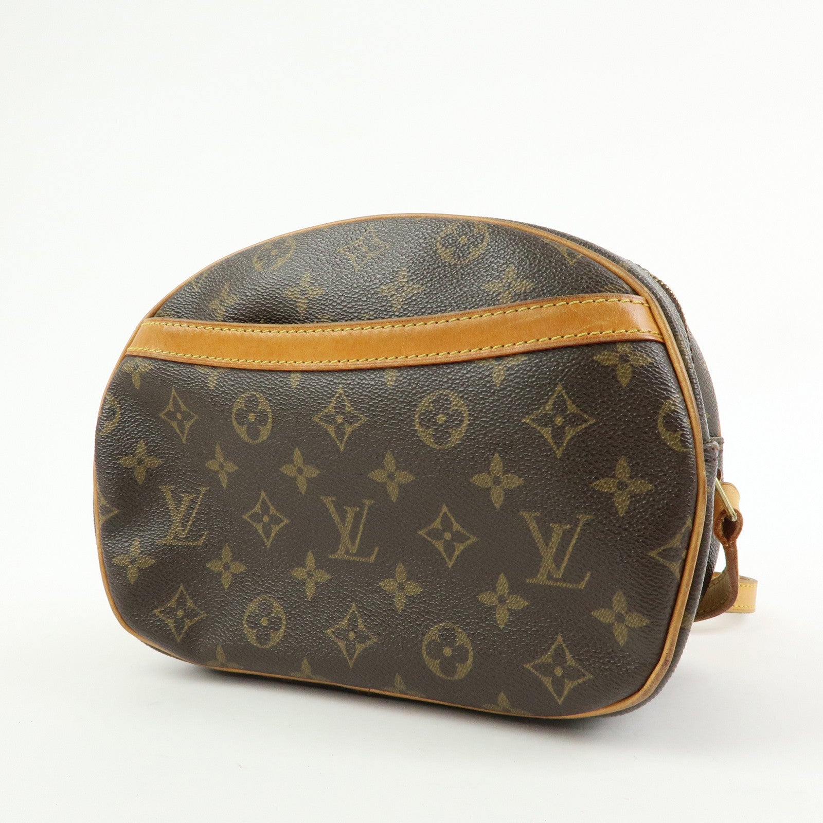 Louis Vuitton Monogram Blois Crossbody Shoulder Bag Brown M51221