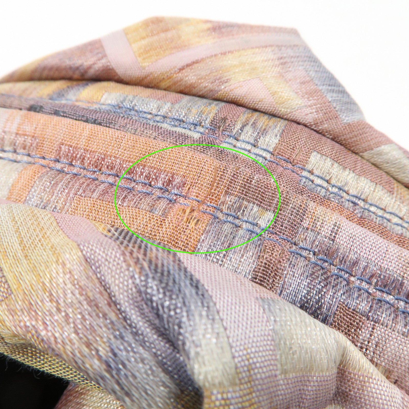 FENDI Zucca Canvas Chain Shoulder Bag Multicolor 8BR581