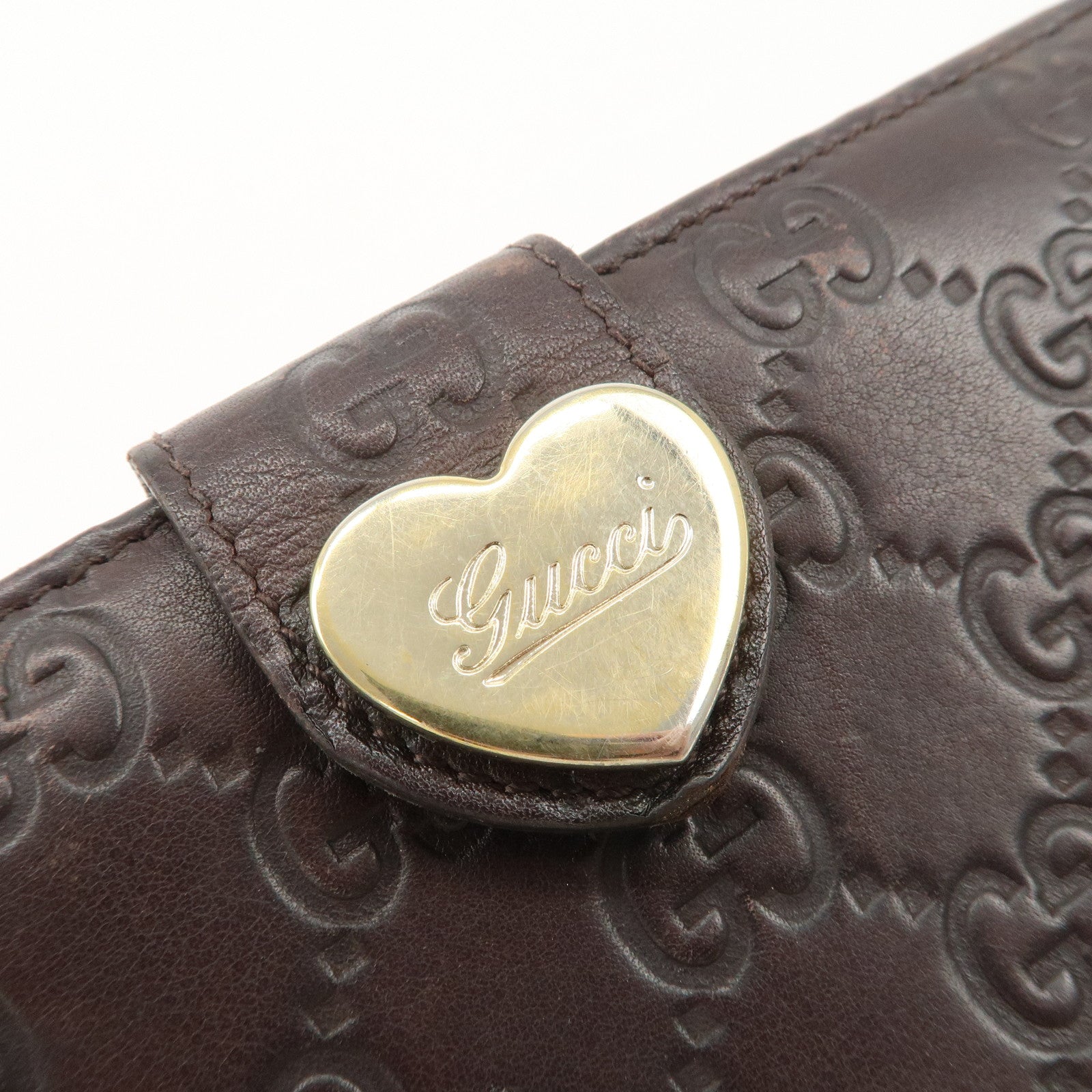 GUCCI Set of 2 GG Marmont Guccissima Leather Wallet 203550 456126 Used