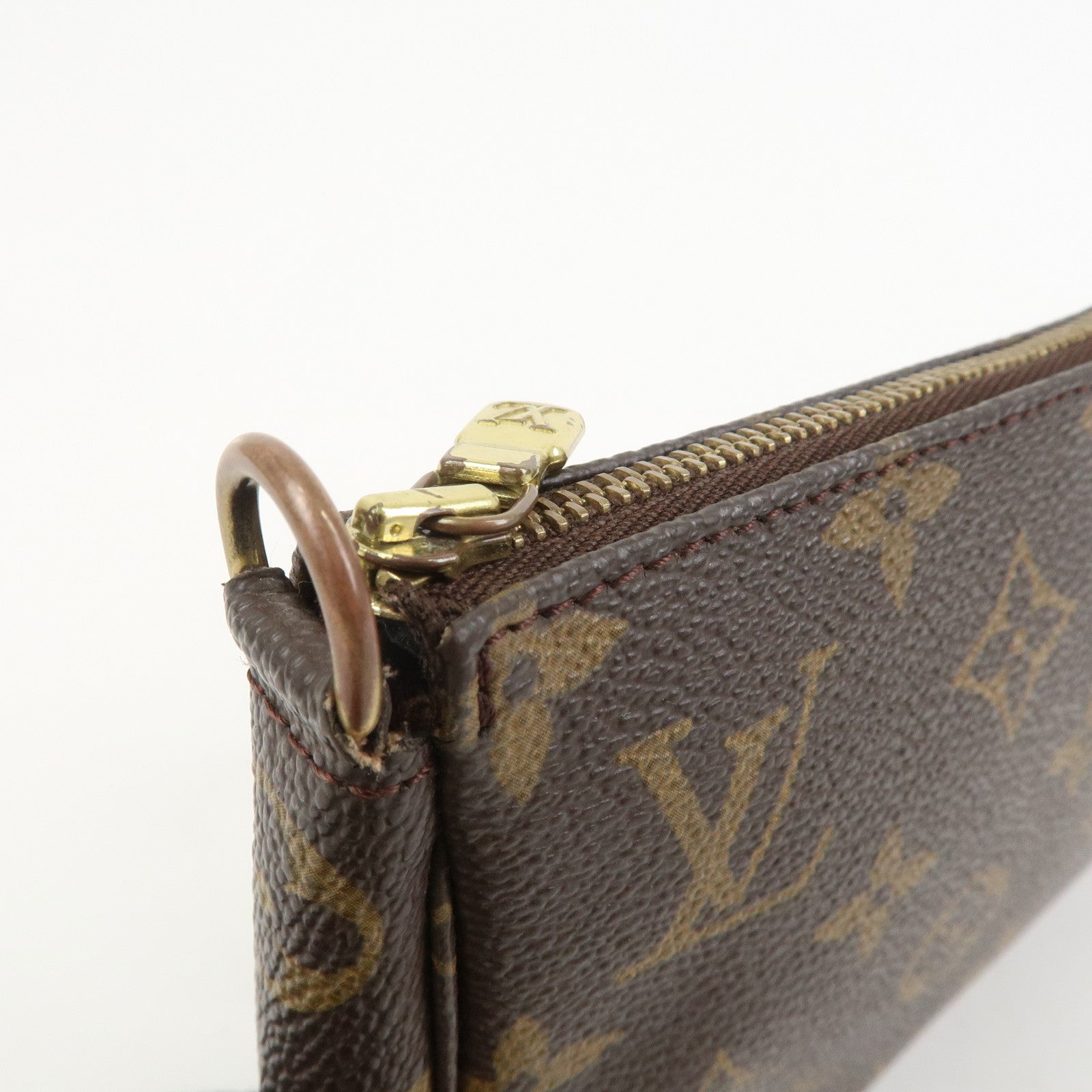 Louis Vuitton Monogram Pochette Accessoires Pouch Hand Bag M51980