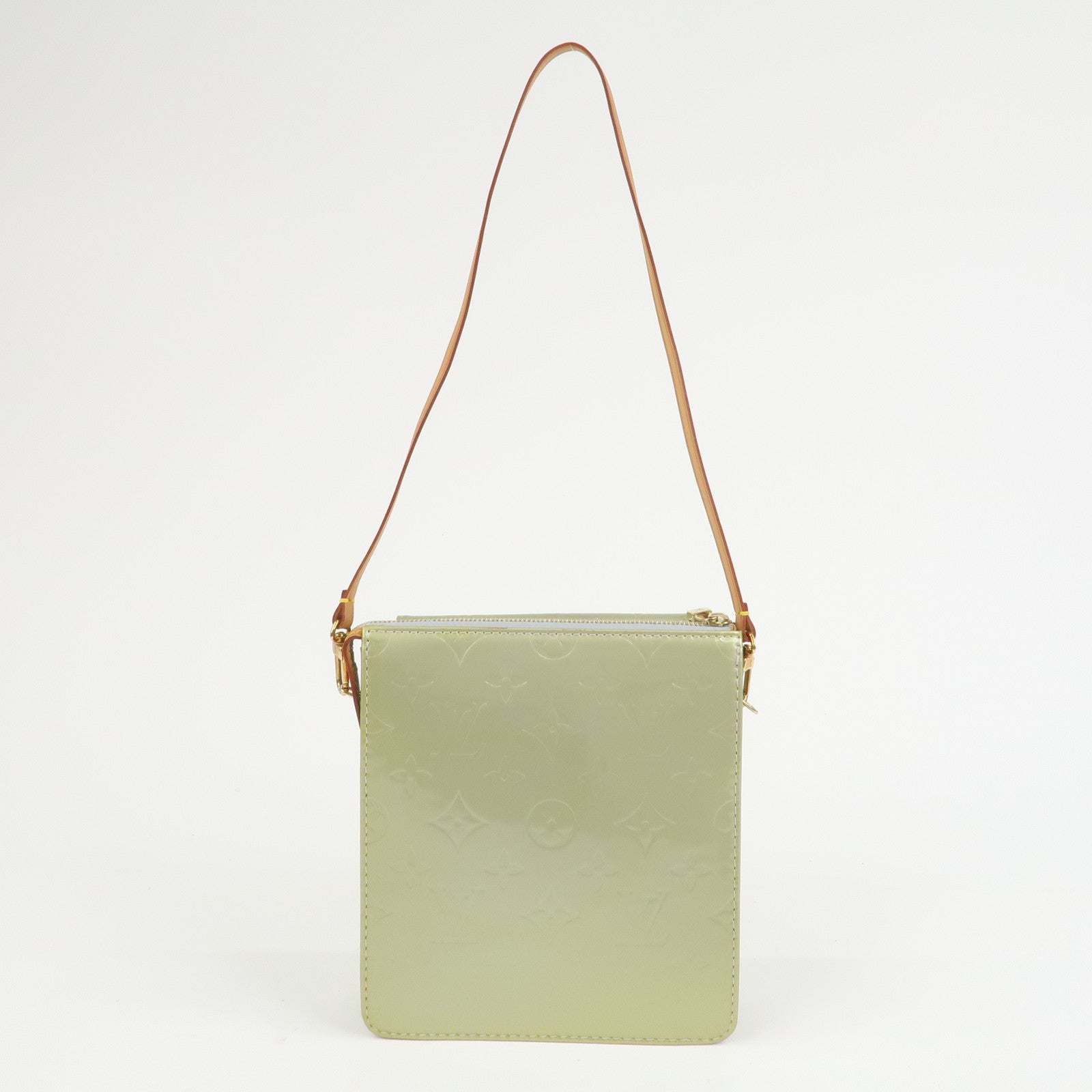 Louis Vuitton Monogram Vernis Motto Shoulder Bag Gris M91030