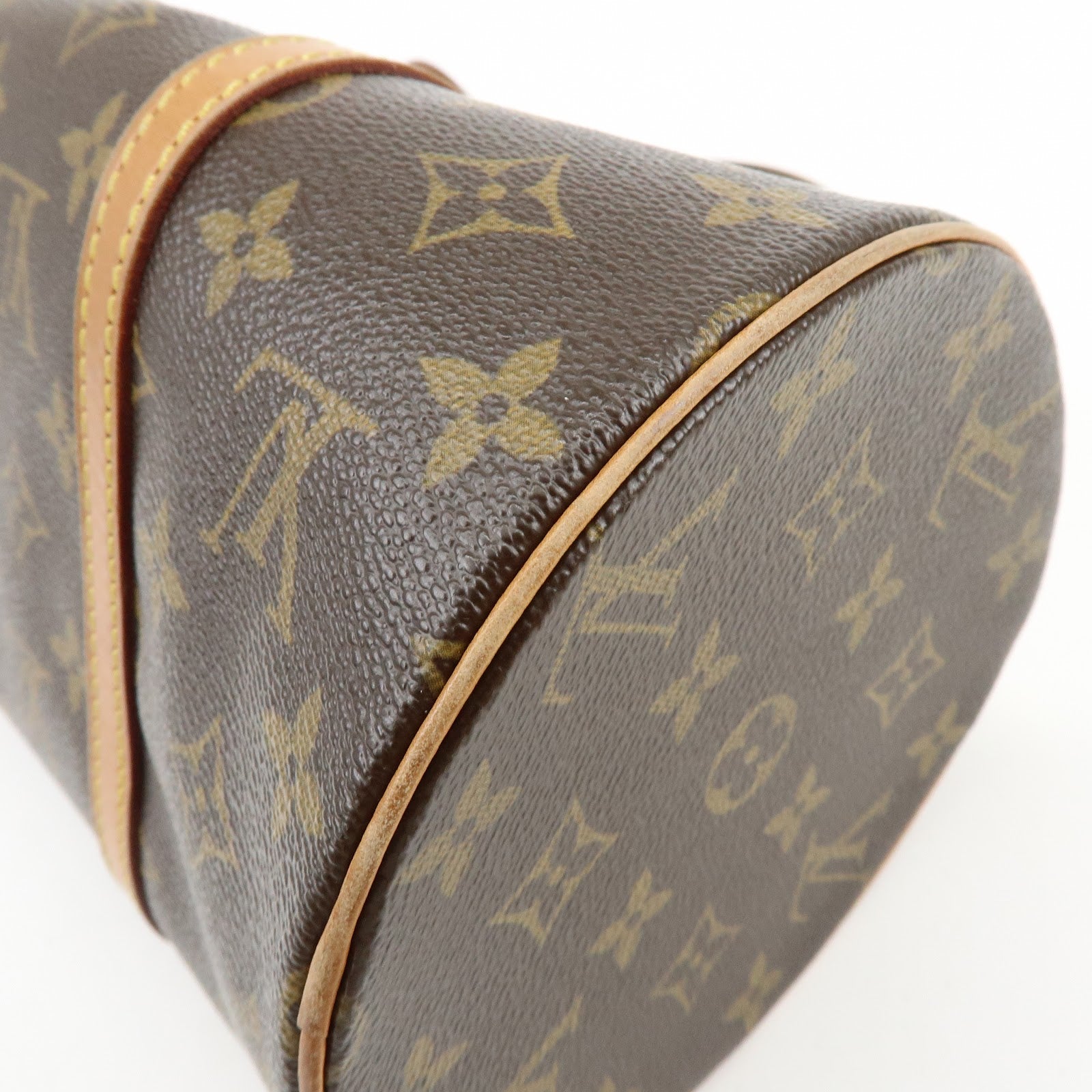 Louis Vuitton Monogram Papillon 30 Hand Bag Brown M51385