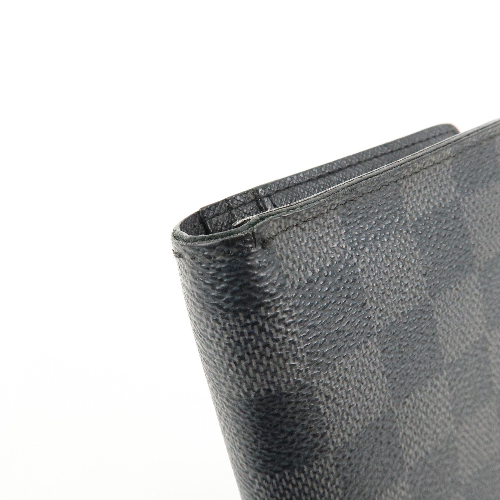 Louis Vuitton Damier Portefeuille Brazza Long Wallet N62665 Used
