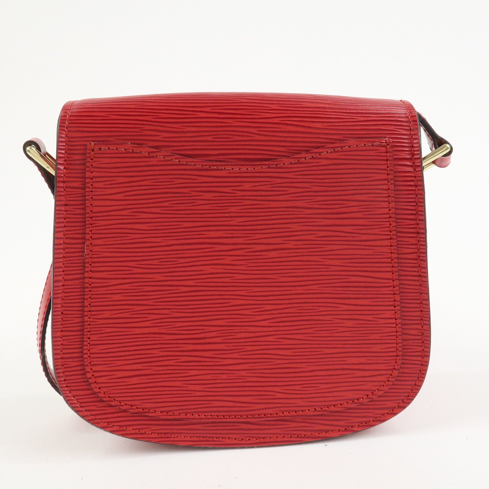 Louis Vuitton Epi Mini Saint Cloud Shoulder Bag Red M52217