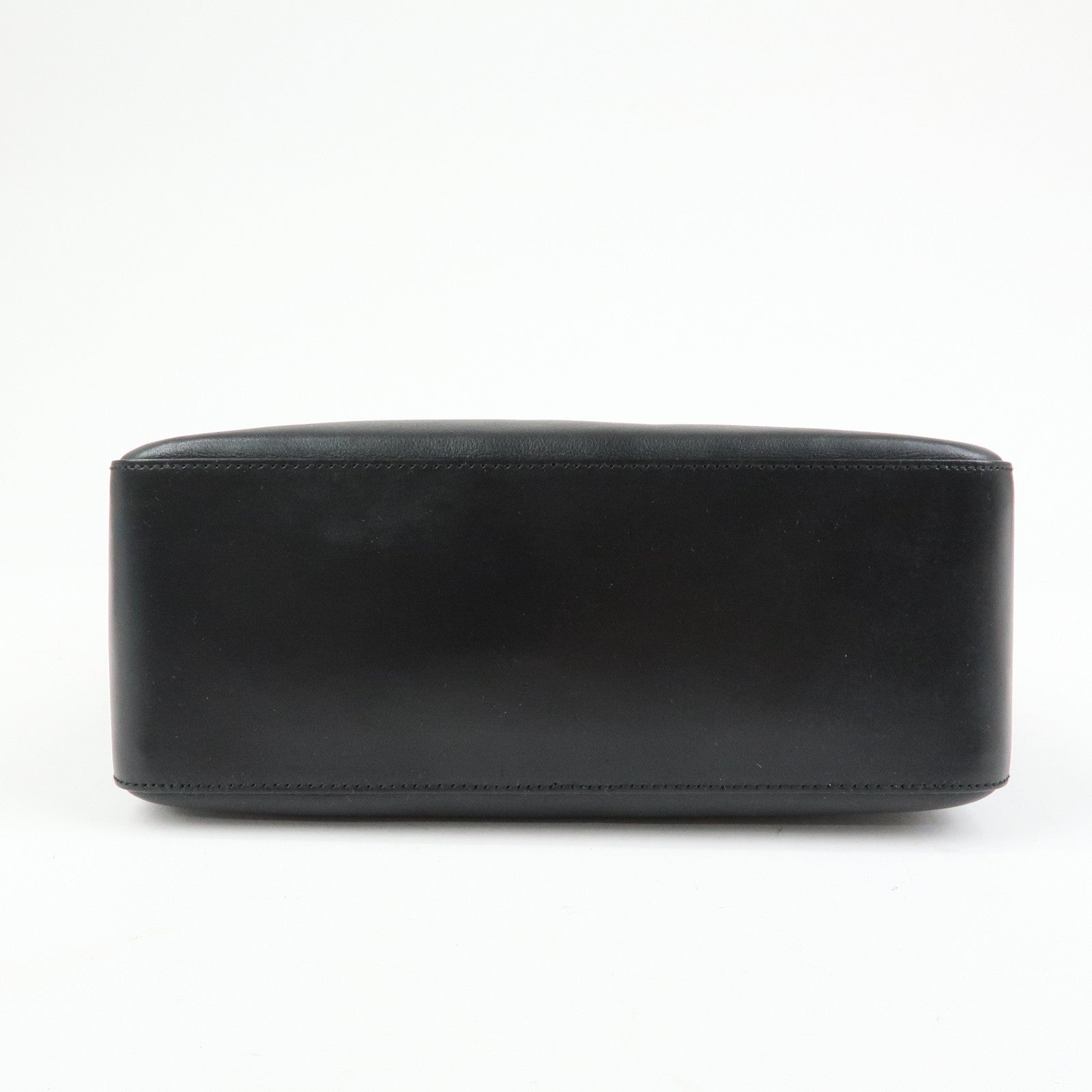 GUCCI Leather Shoulder Bag Hand Bag Black 001・3766