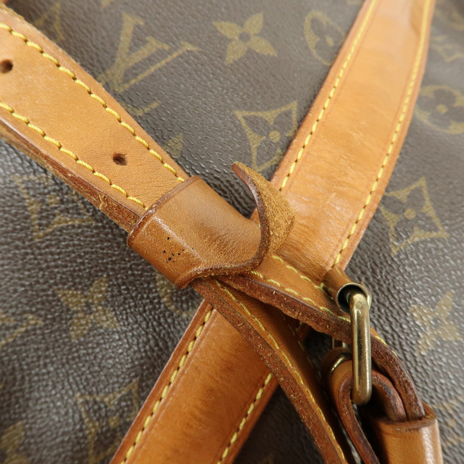 Louis Vuitton Monogram Randonnee GM Shoulder Bag Brown M42244