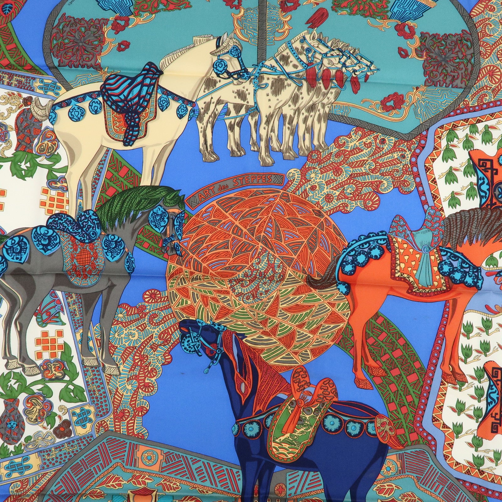 HERMES - Silk Blue   Multicolor -