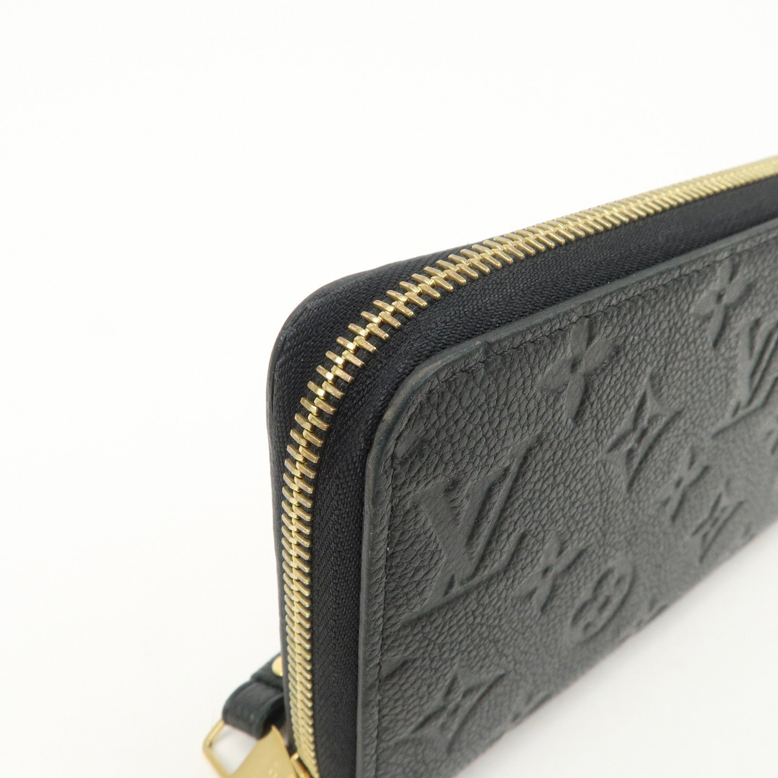 Louis Vuitton Monogram Empreinte Zippy Wallet Noir M61864