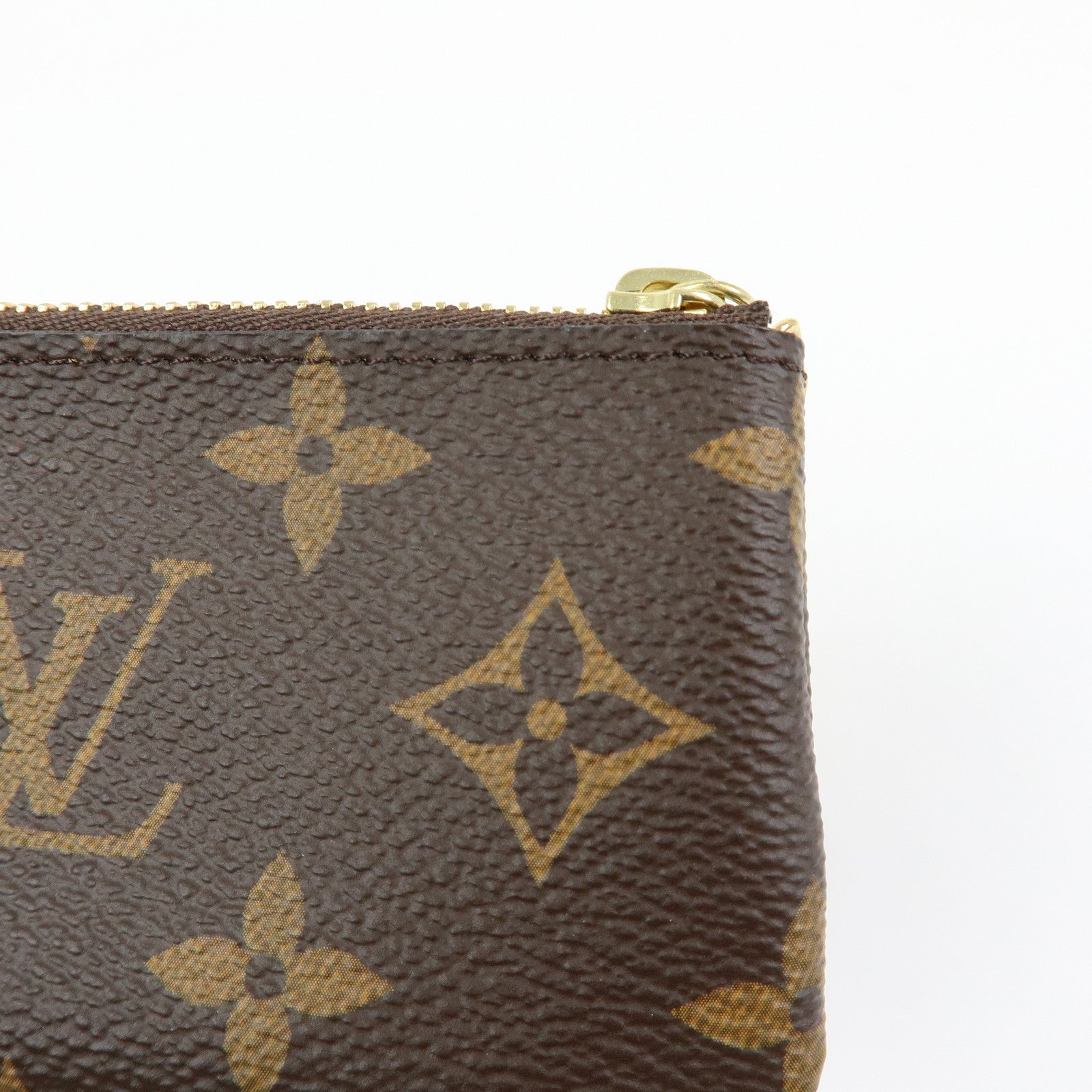 Louis Vuitton Monogram Pochette Cles Coin Case Key Case M62650
