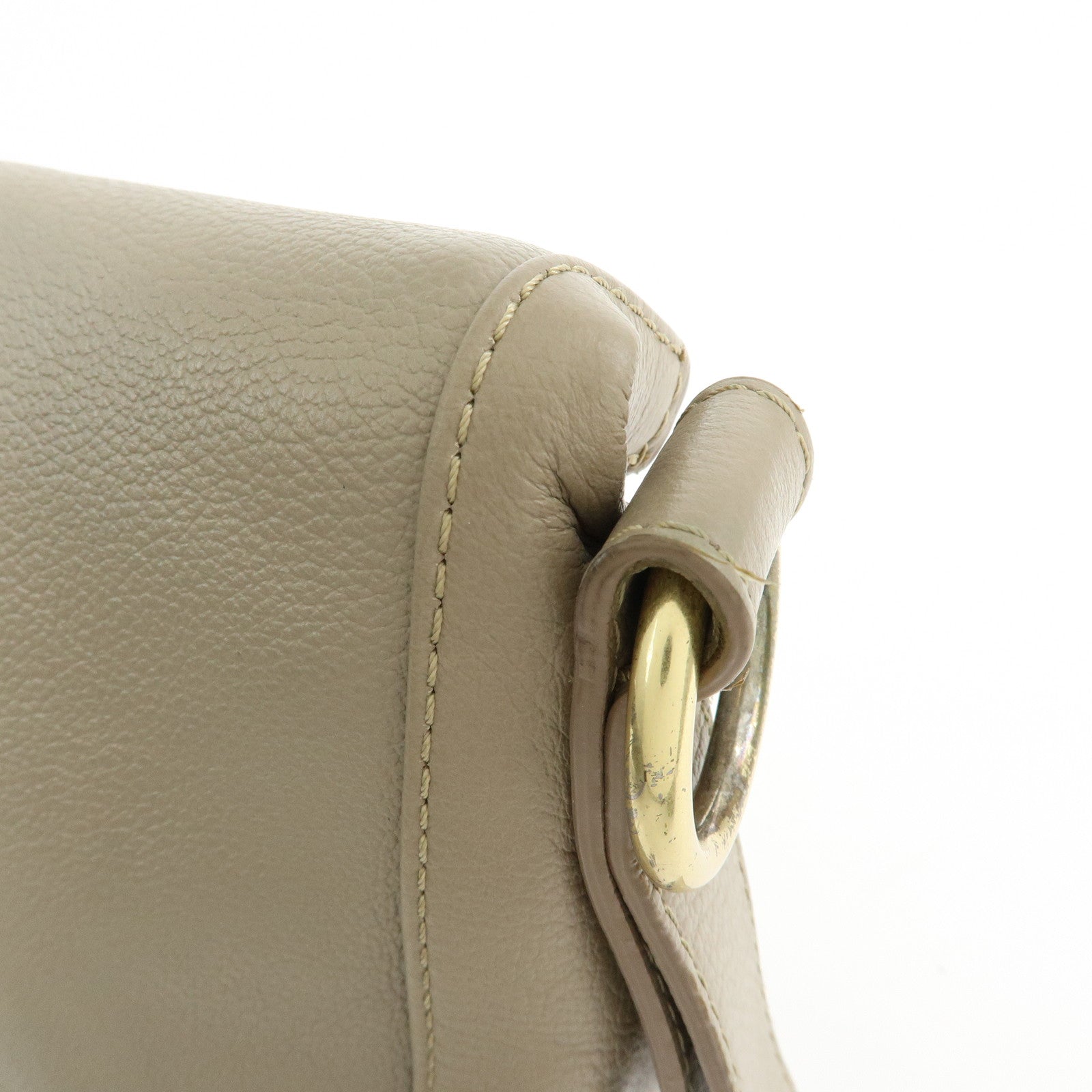 Chloe See by Chloe Joan Leather 2Way Bag Shoulder Hand Bag Gray