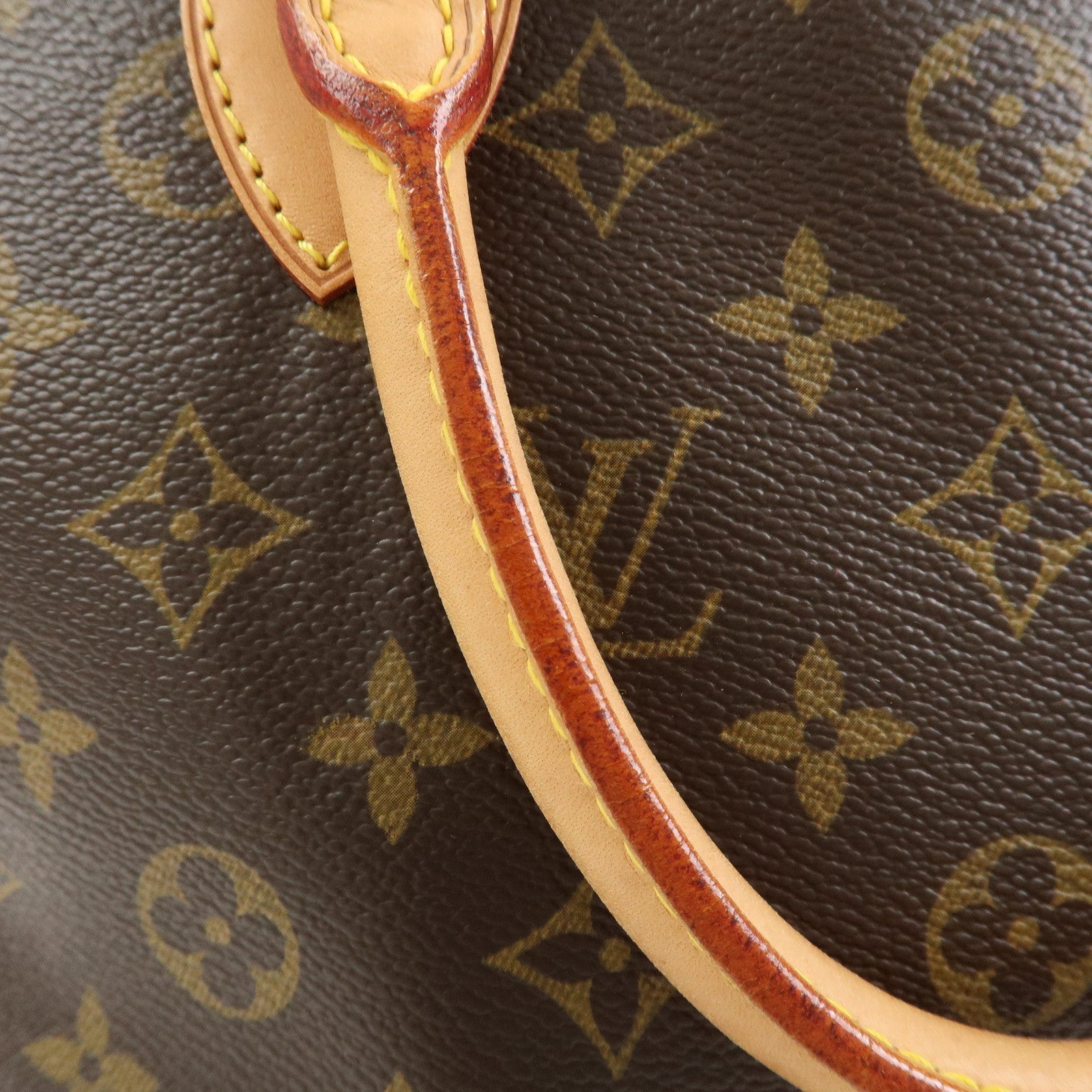 Louis Vuitton Monogram Lockit PM Hand Bag Tote Bag Brown M40102