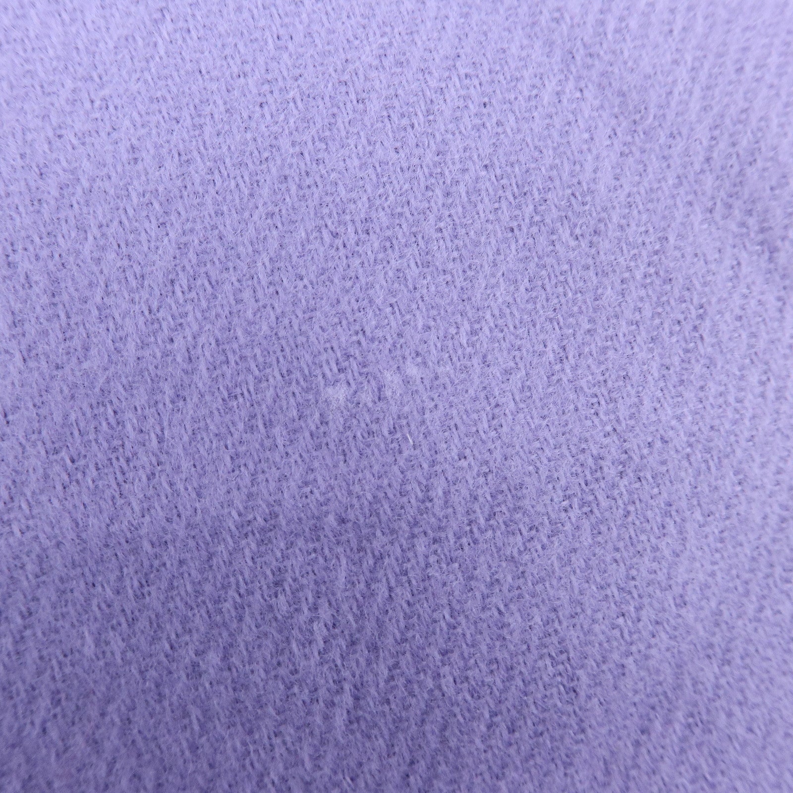 PRADA Cashmere 100% Stole Logo Embroidered Fringe Purple