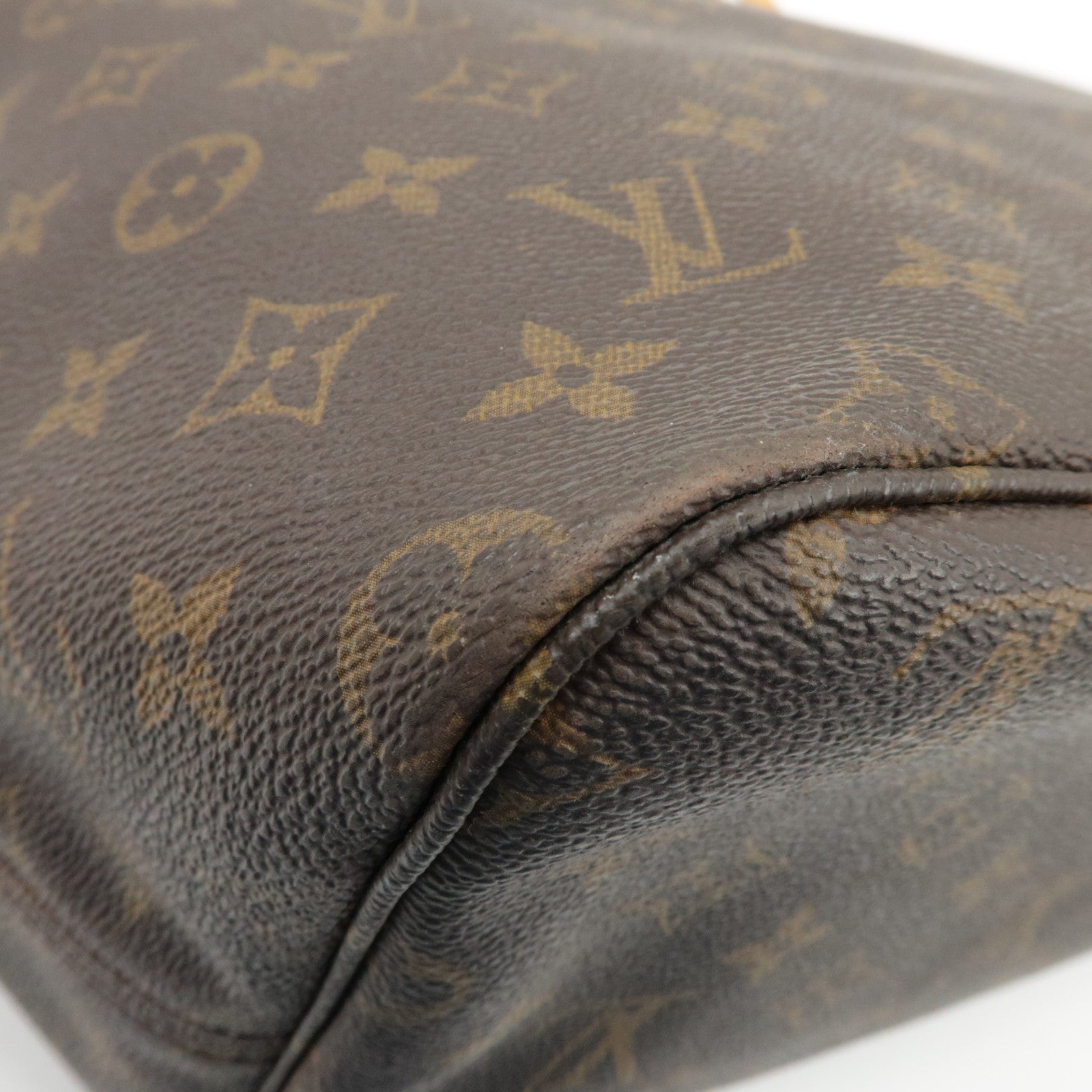 Louis Vuitton Monogram Neverfull GM Tote Bag Brown M40157 Used