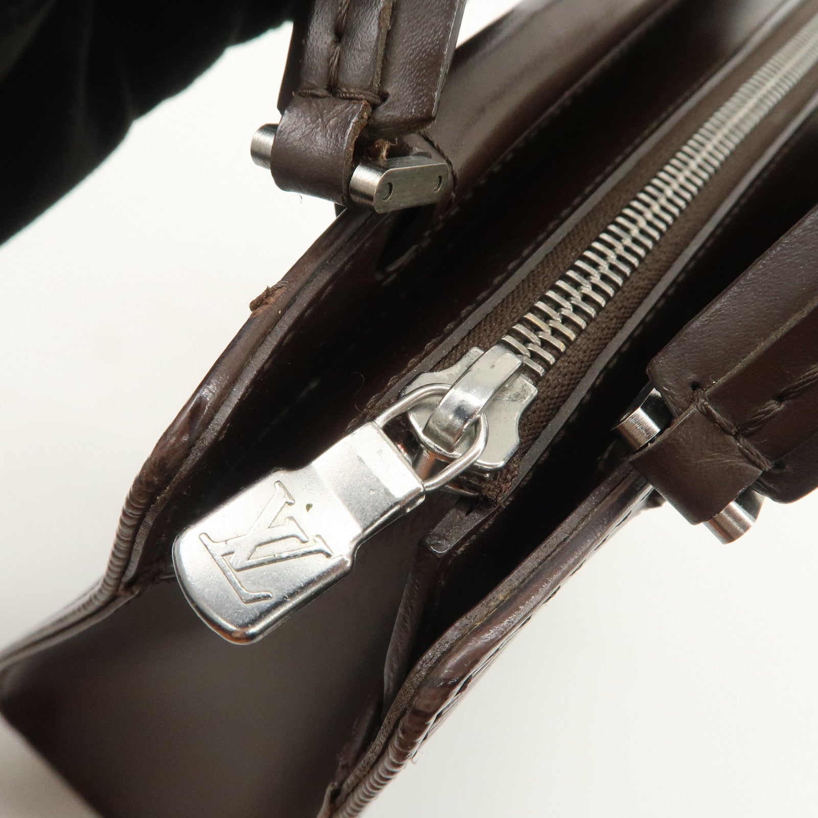 Louis Vuitton Epi Leather Figari PM Hand Bag Mocha M5201D