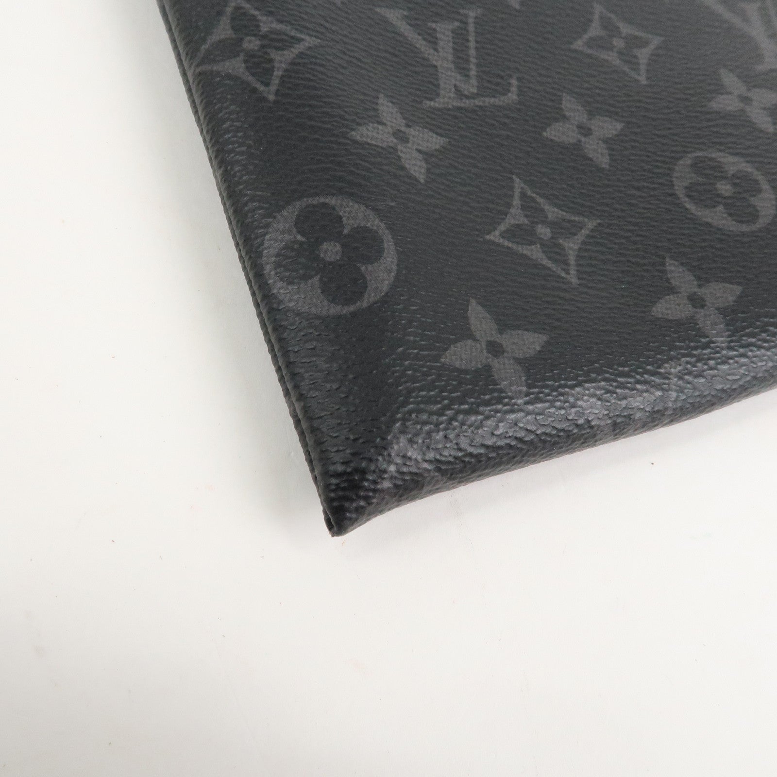 Louis Vuitton Monogram Eclipse Pochette Discovery Clutch Bag M62291