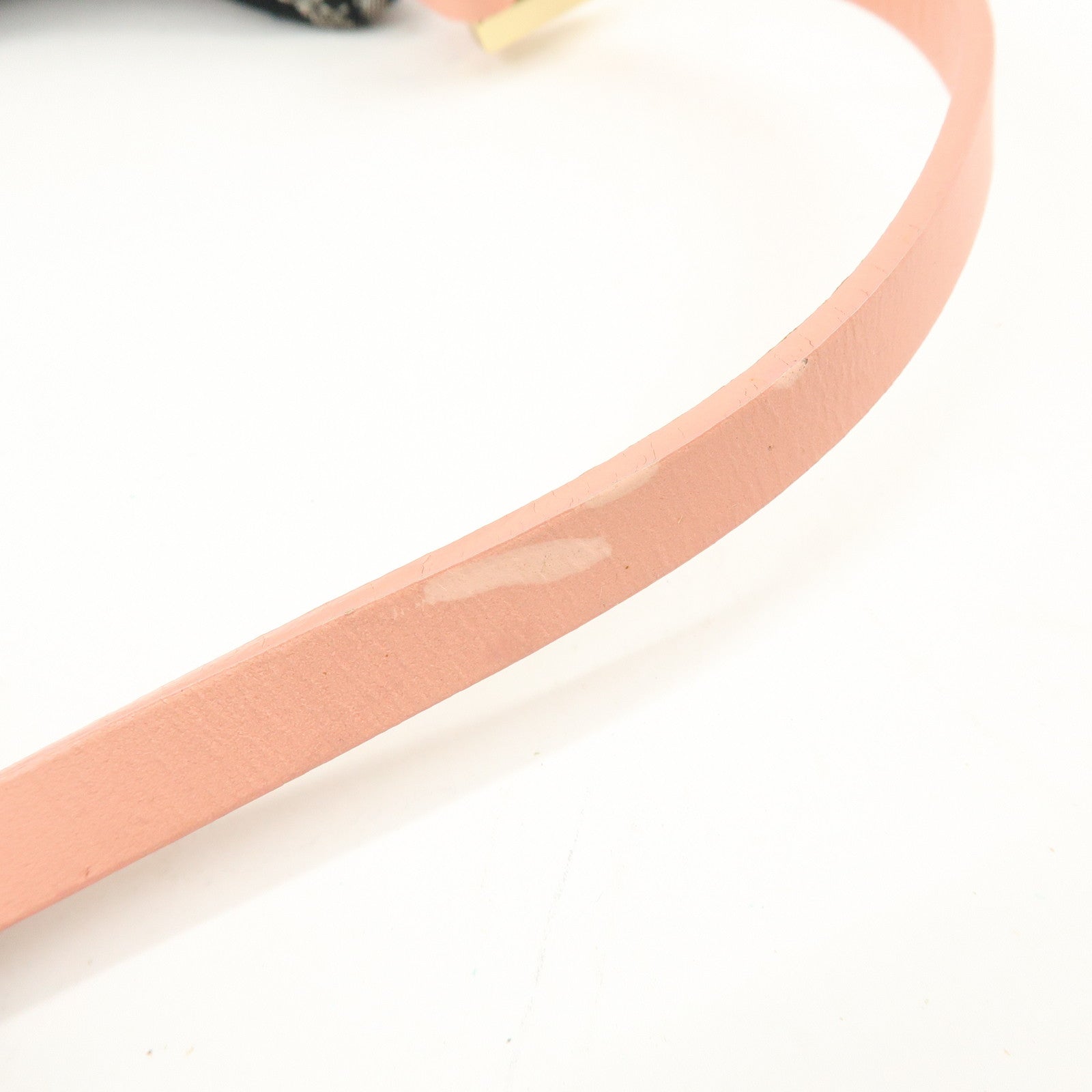 FENDI Zucchino Canvas Leather Hand Shoulder Bag Navy Pink 8BR158