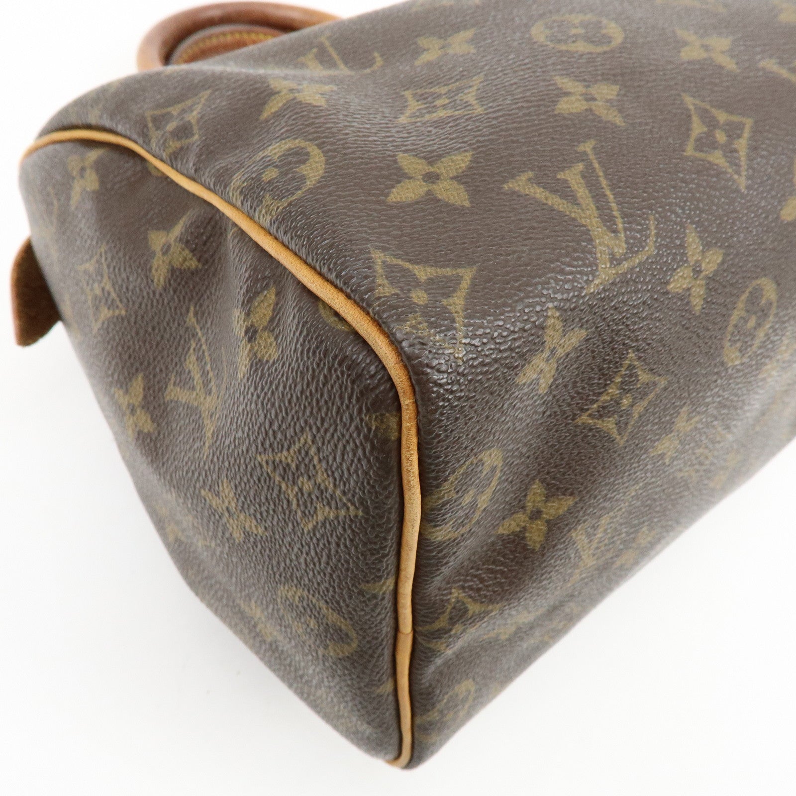 Louis Vuitton Monogram Speedy 25 Boston Bag Hand Bag Brown M41528