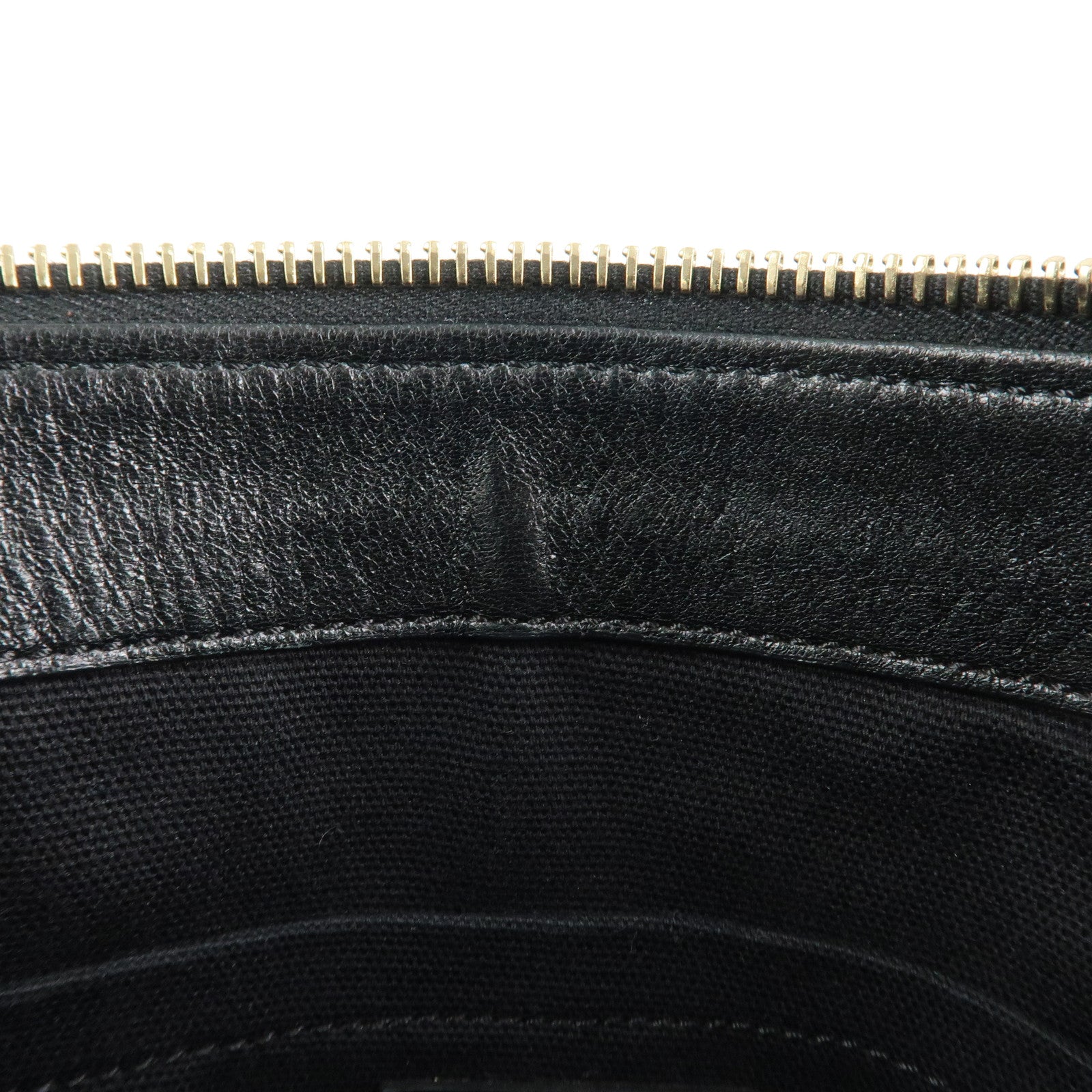 GIANNI VERSACE Medusa Chain Shoulder Bag Hand Bag Black Brown Used