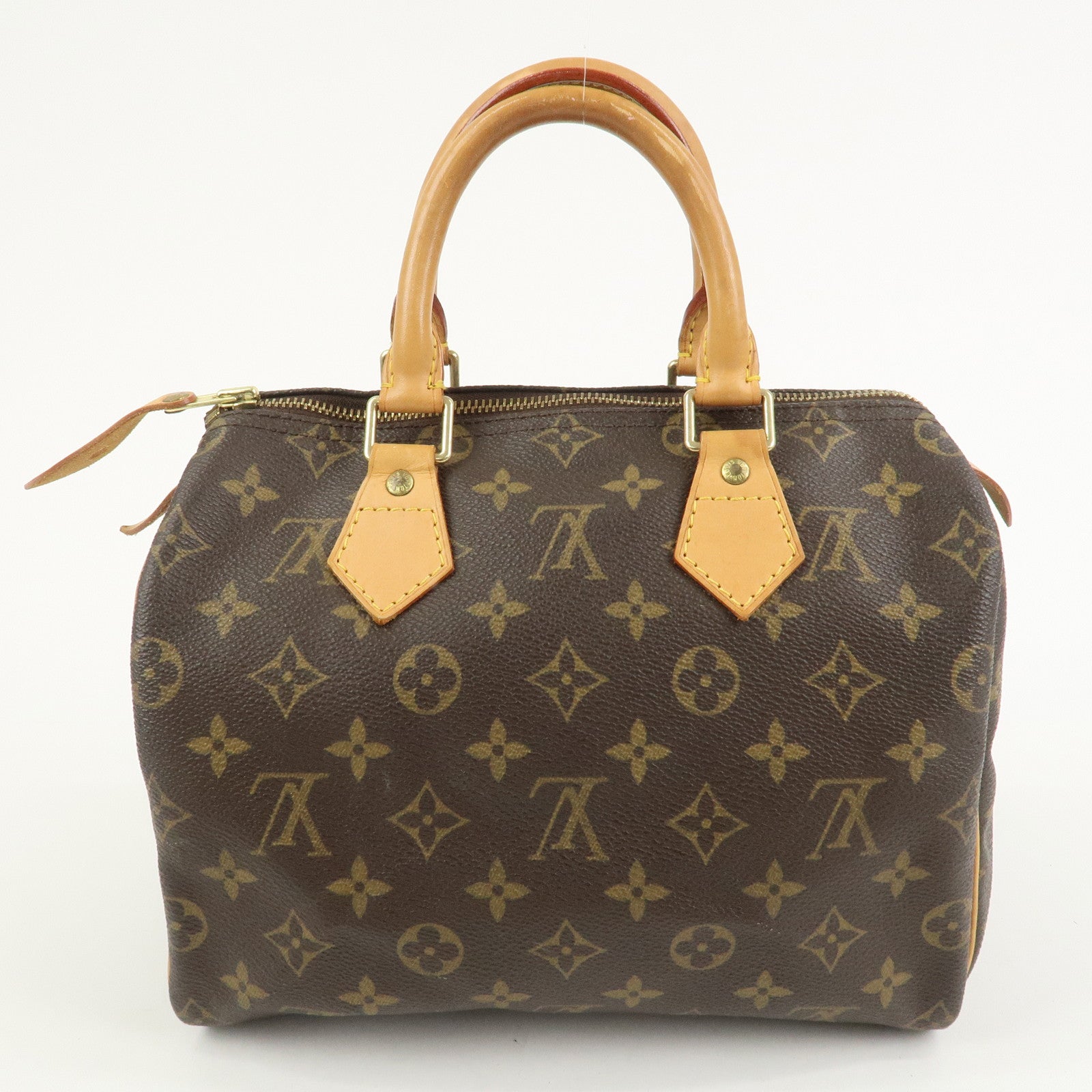 Louis Vuitton Monogram Speedy 25 Boston Bag Hand Bag Brown M41528