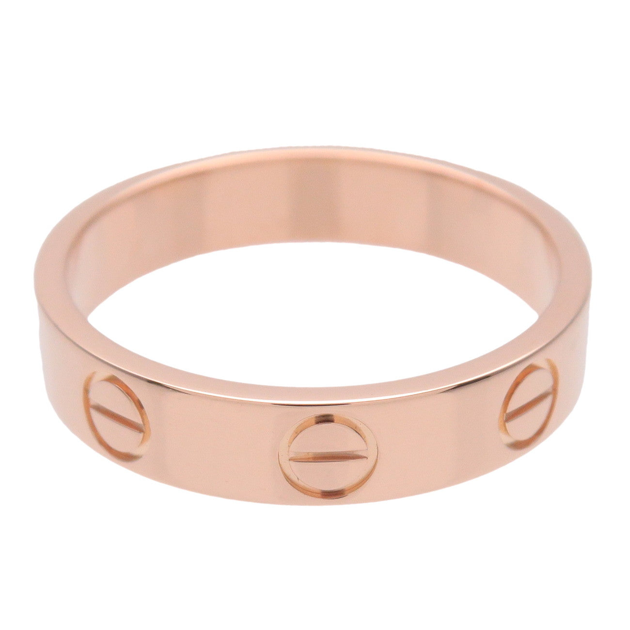 Cartier Mini Love Ring K18 750PG Rose Gold #48 US4.5 EU48 HK9.5