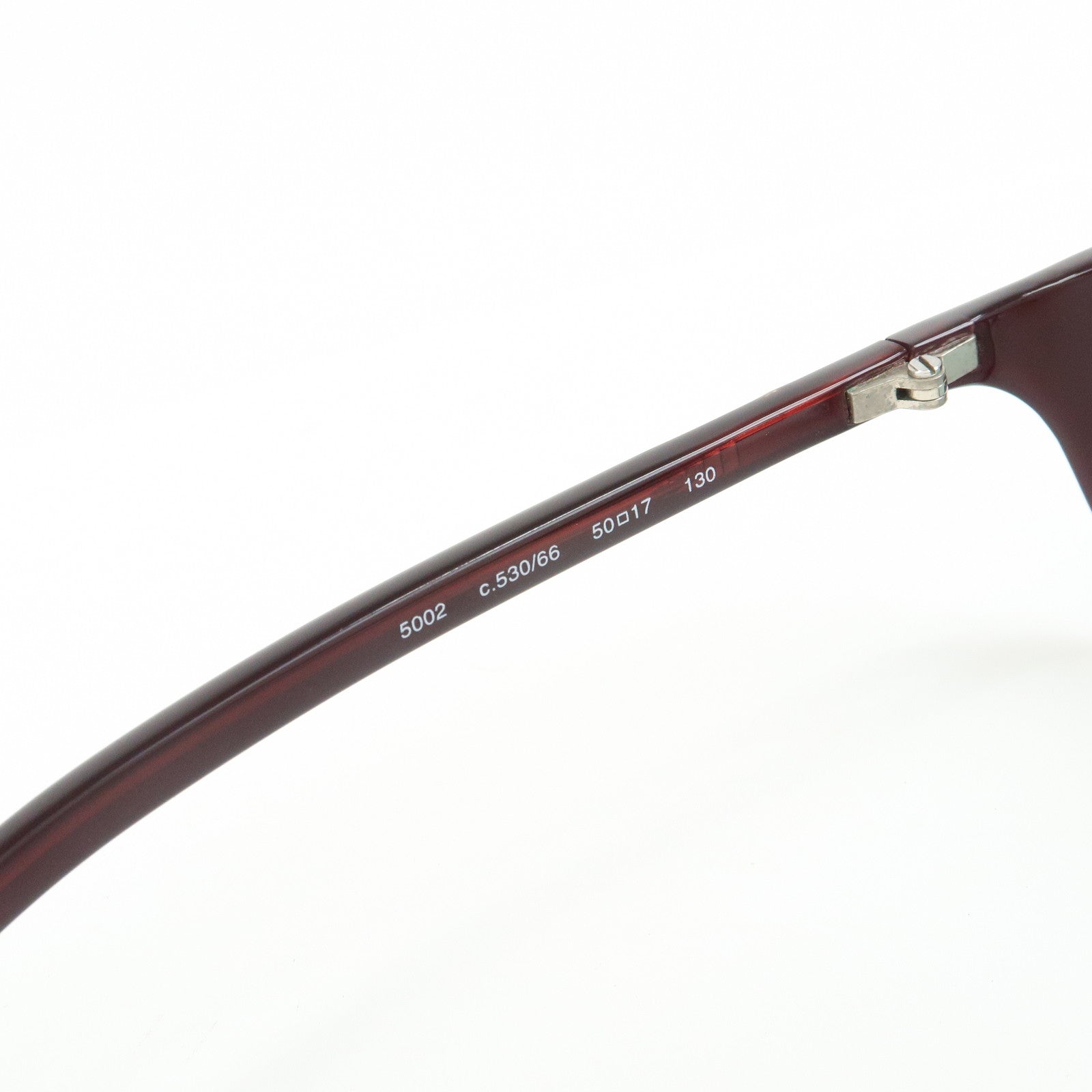 CHANEL COCO Mark Plastic Sunglasses Purple Blue 5002 50□17