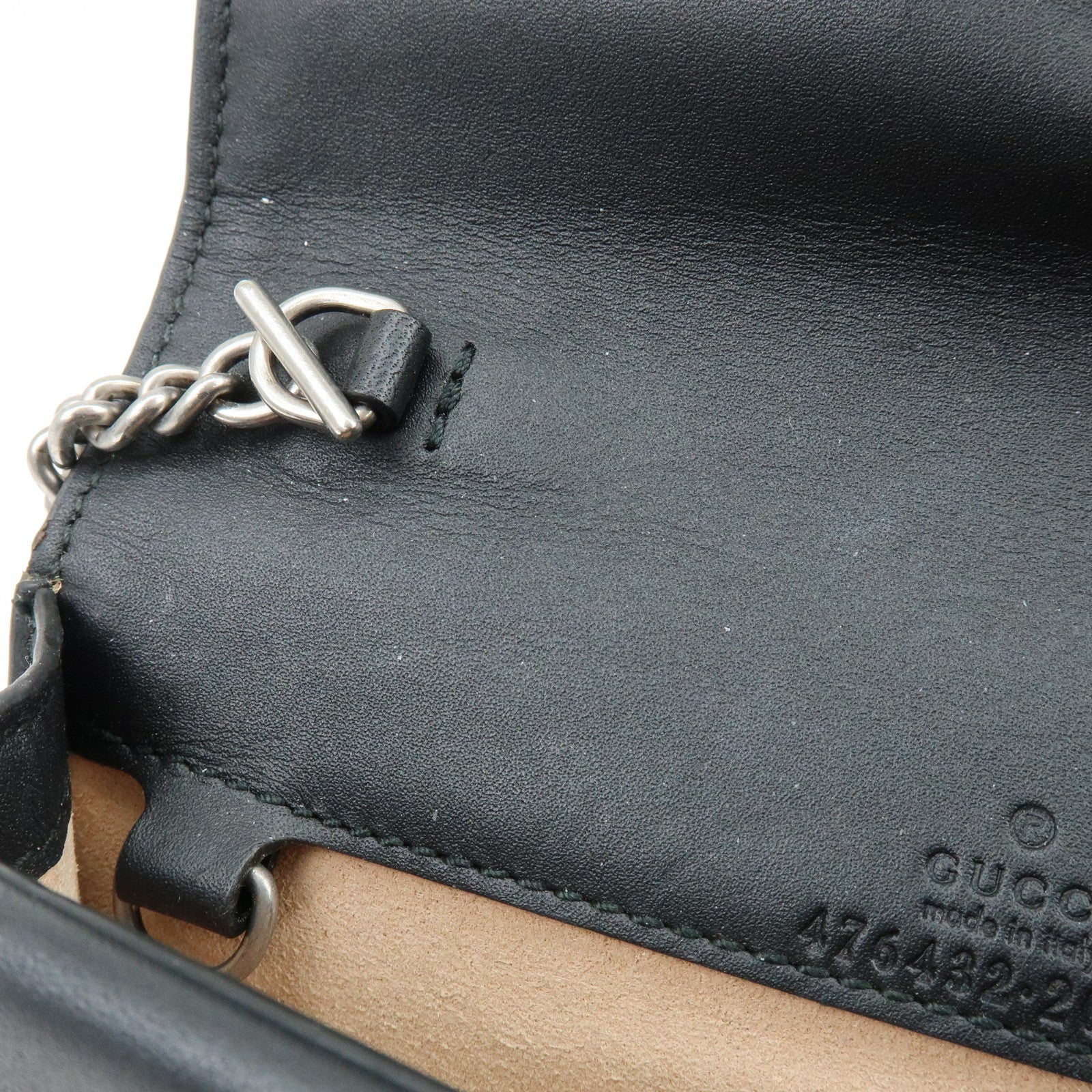GUCCI Dionysus Super Mini Suede Leather Chain Shoulder Bag 476432