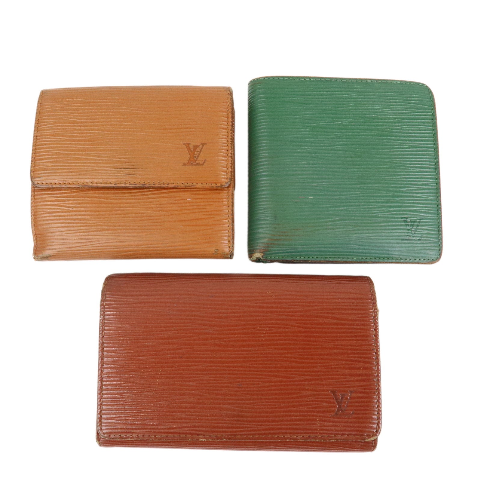 Louis Vuitton Epi Set of 3 Compact Wallet M63503/M63483/M63544