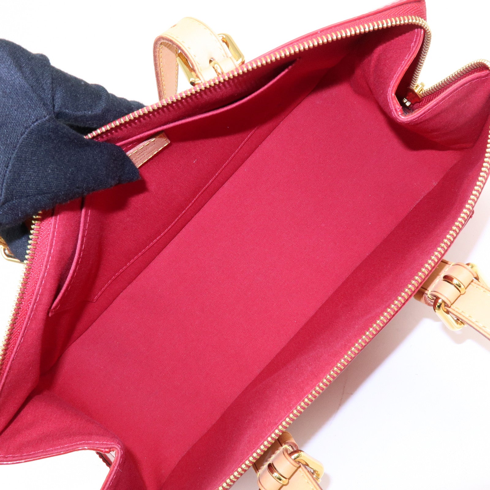 Louis Vuitton Vernis Rosewood Avenue Hand Bag Pomme DAmour M93507