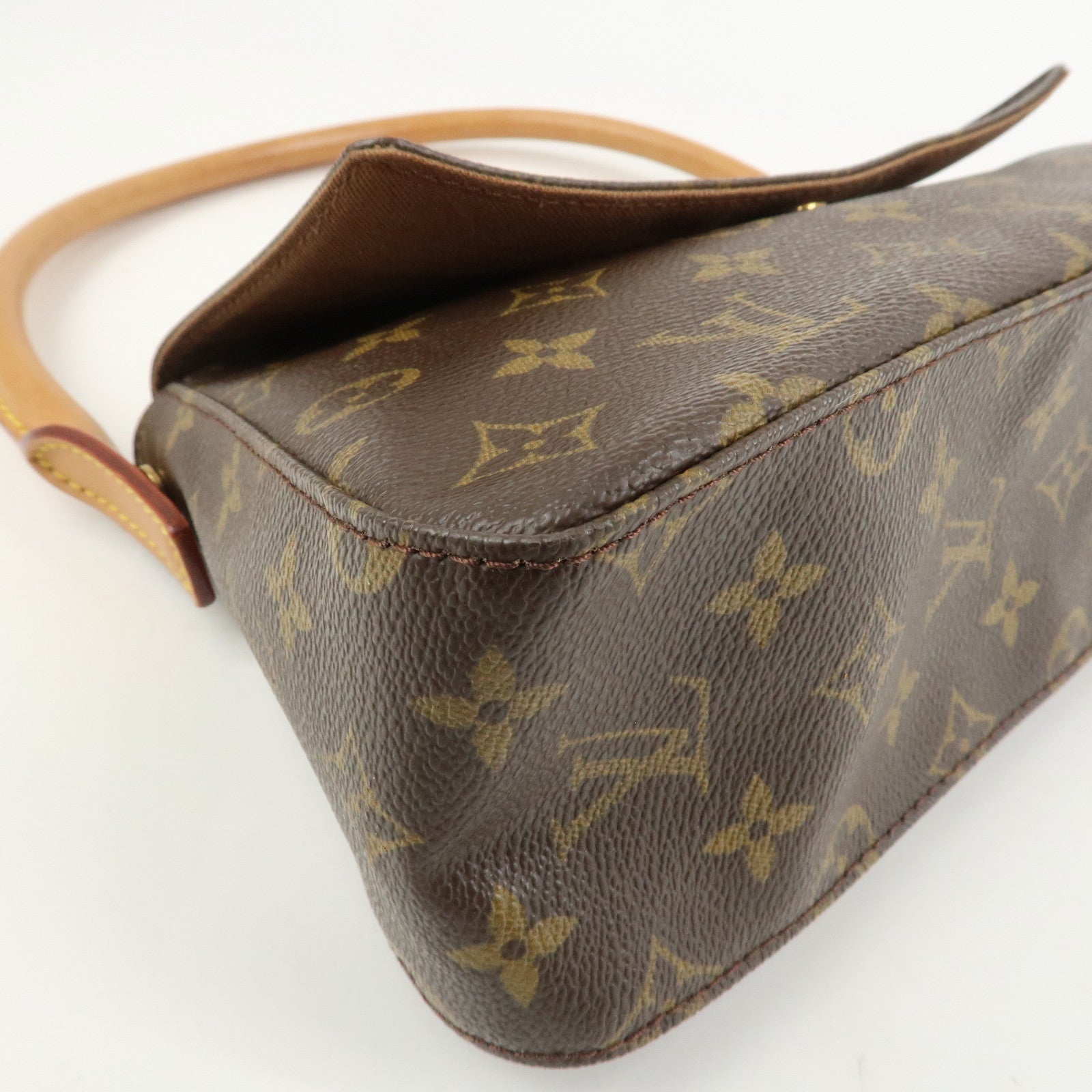 Louis Vuitton Monogram Mini Looping Shoulder Bag Brown M51147