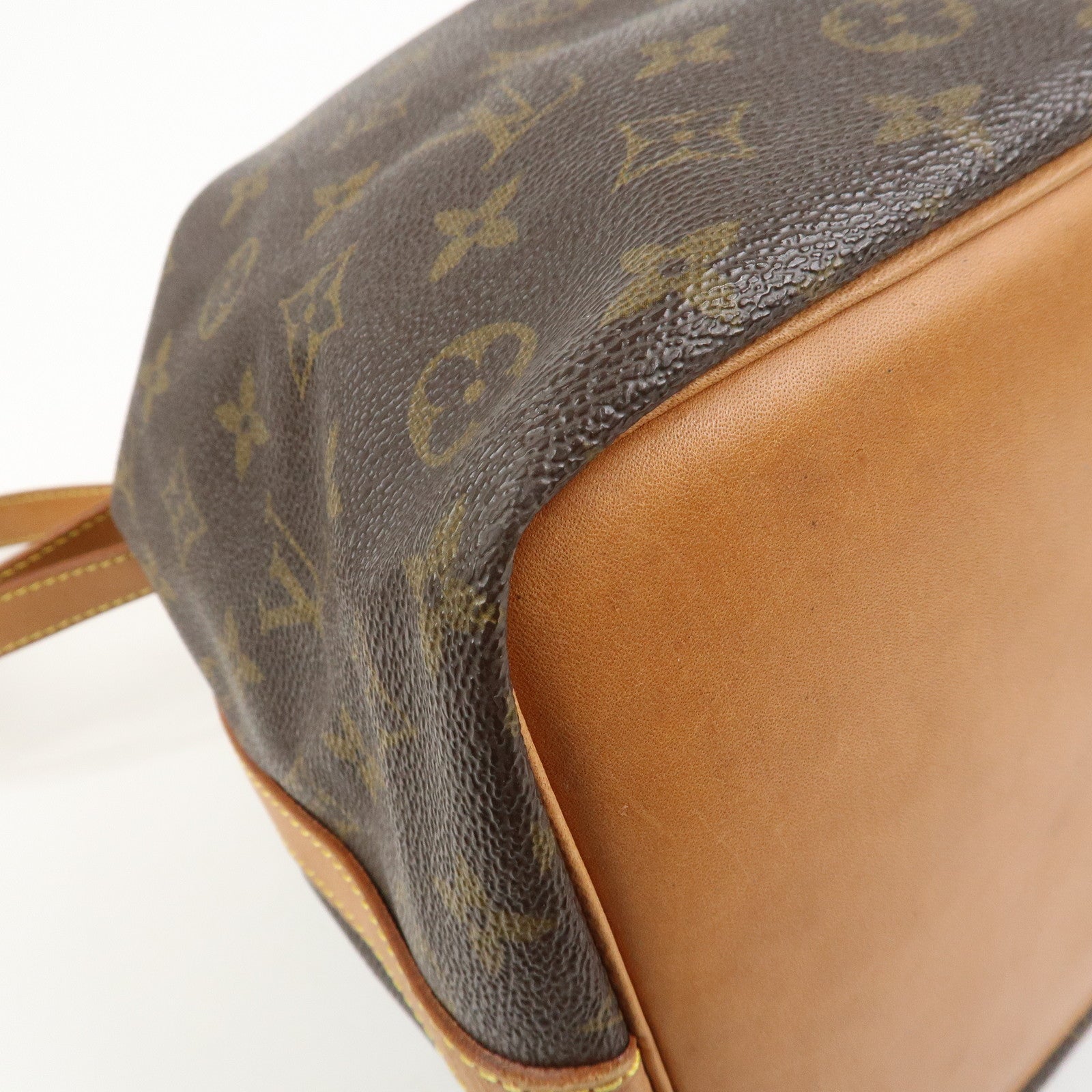 Louis Vuitton Monogram Petit Noe Shoulder Bag Brown M42226