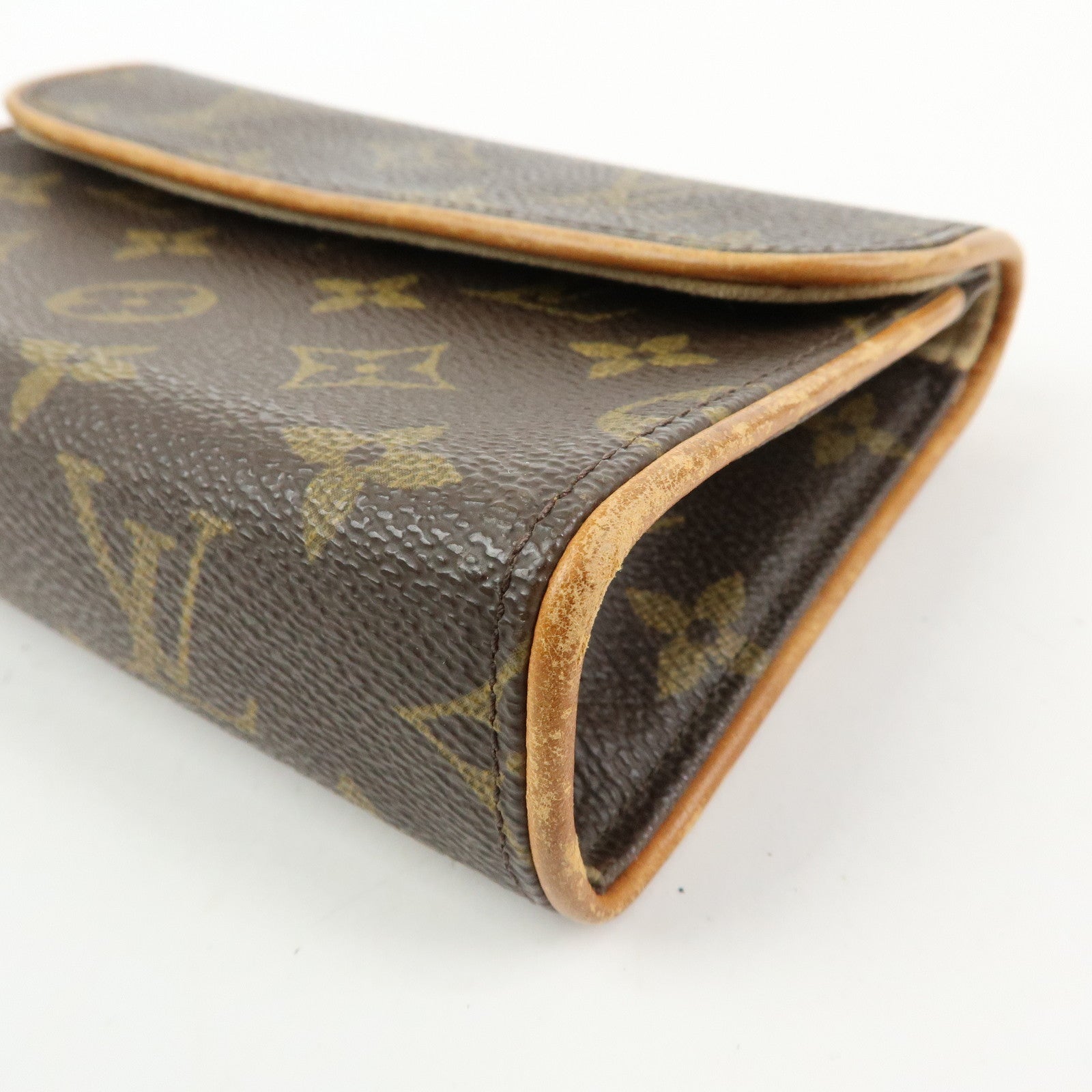 Louis Vuitton Monogram Pochette Florentine Waist Bag Belt XS M51855