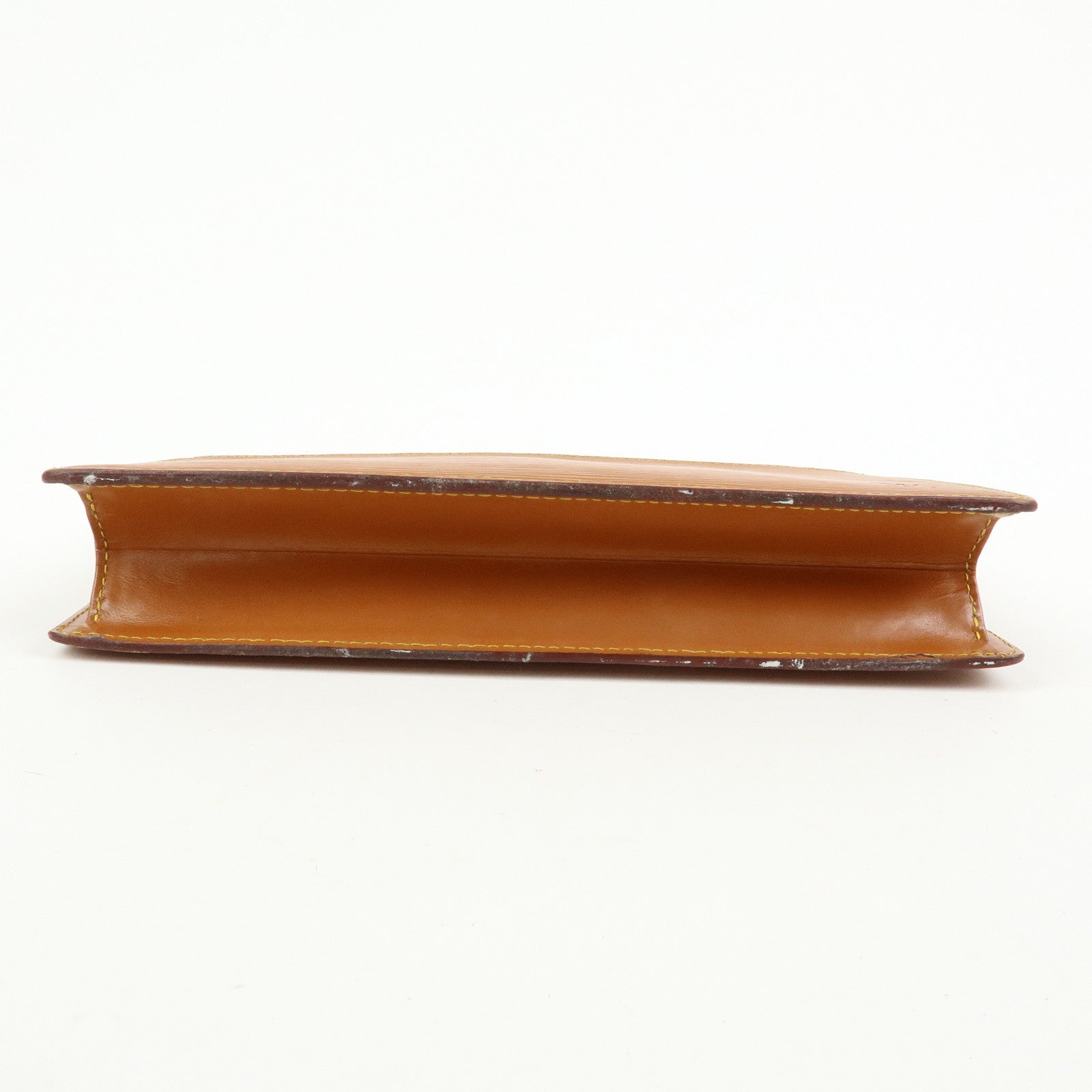 Louis Vuitton Epi Pochette Homme Clutch Bag Zipang Gold M52528