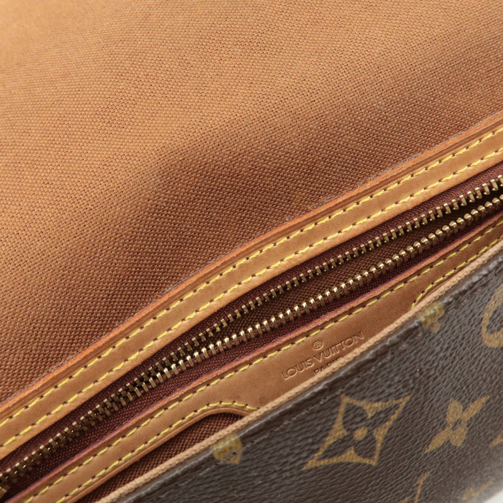 Louis Vuitton Monogram Mini Looping Shoulder Bag Brown M51147 Used