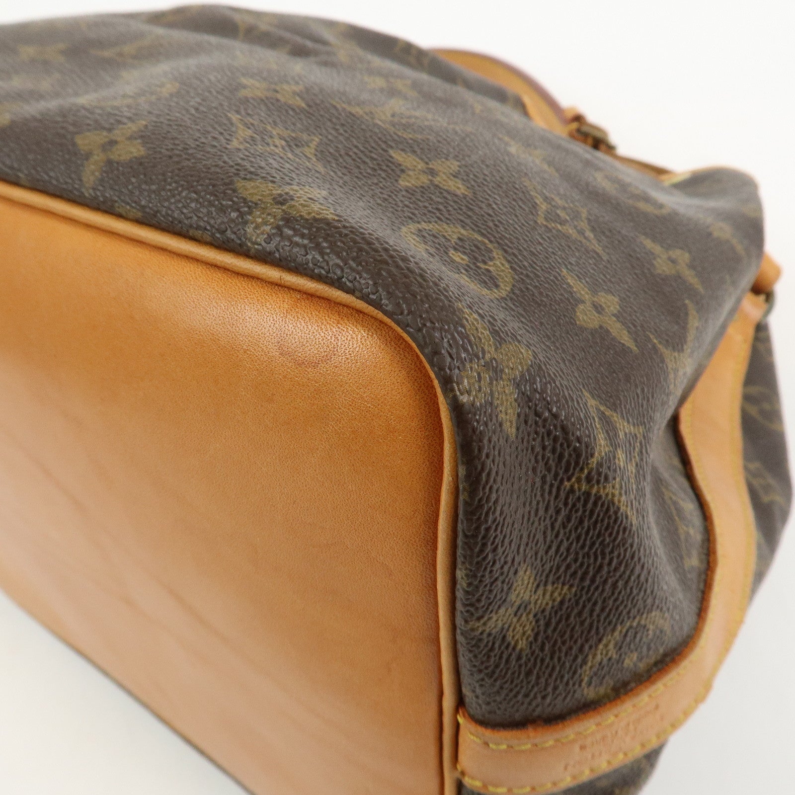 Louis Vuitton Monogram Canvas Petit Noe Shoulder Bag Brown M42226