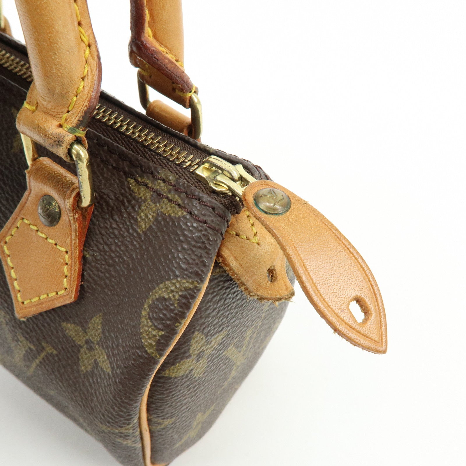 Louis Vuitton Monogram Mini Speedy Hand Bag Shoulder Bag M41534