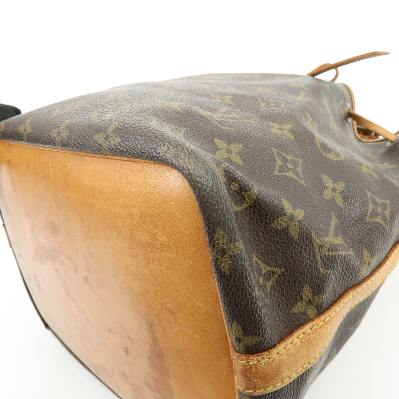 Louis Vuitton Monogram Petit Noe Shoulder Bag Brown M42226