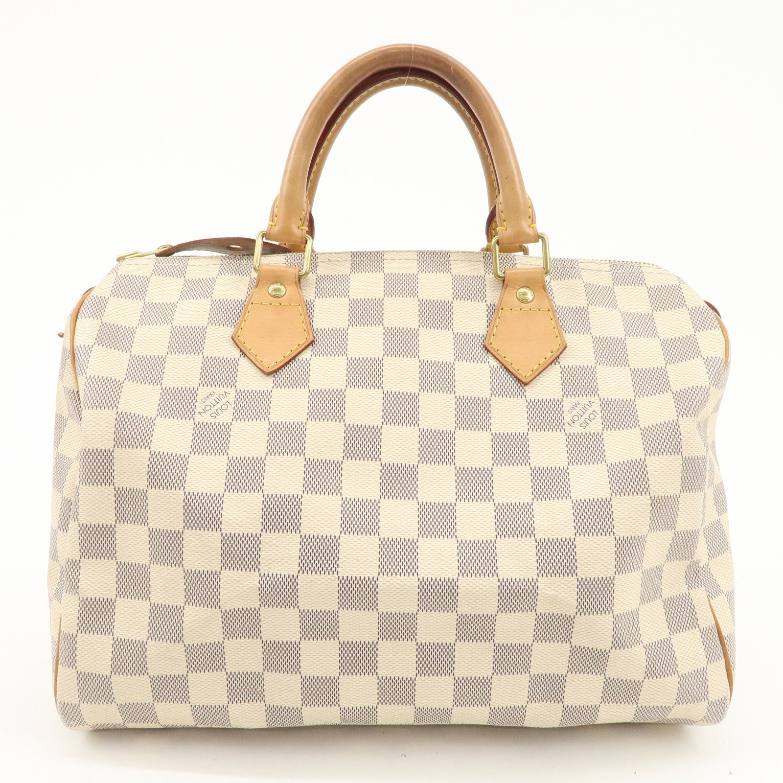 Louis Vuitton Damier Azur Speedy 30 Hand Bag Boston Bag N41533 Used