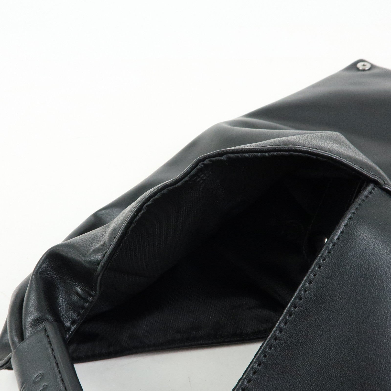 Maison Margiela MM6 Leather Japanese Tote Bag Shoulder Bag Black