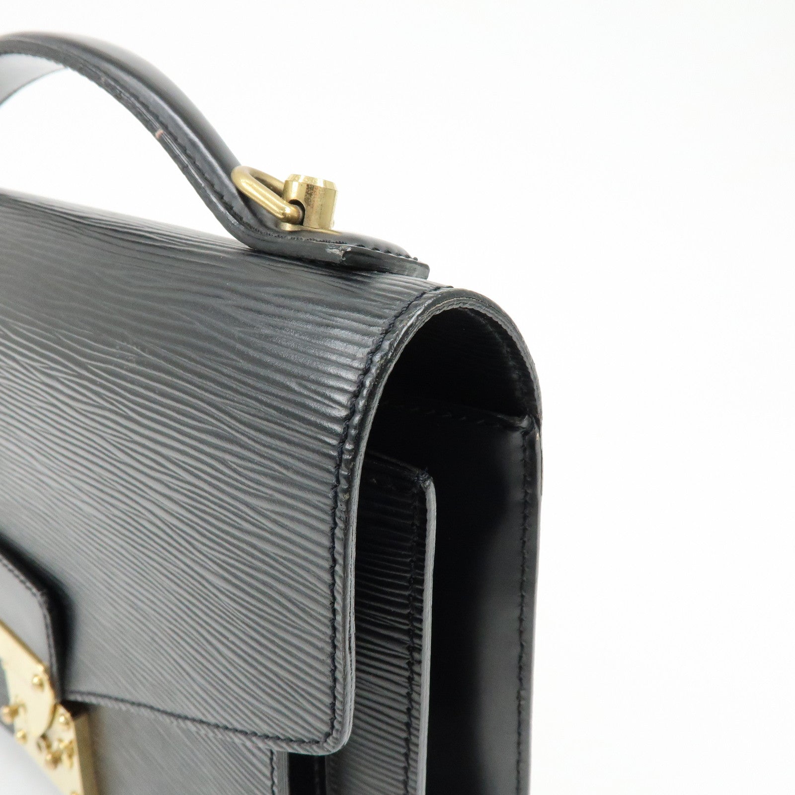 Louis Vuitton Epi Monceau 2Way Shoulder Bag Hand Bag Noir M52122