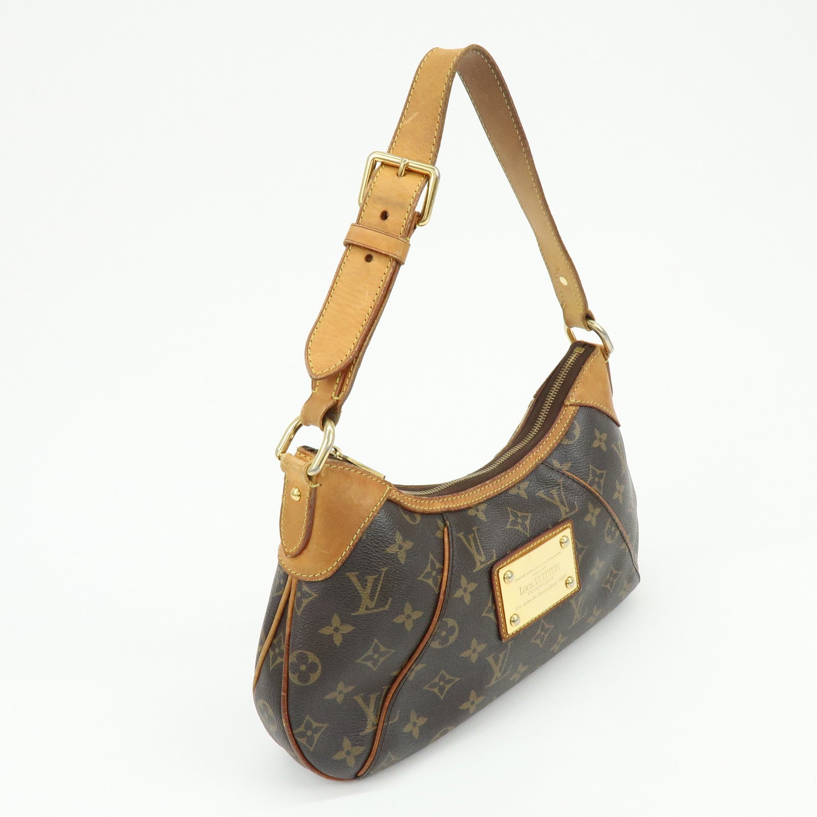 Louis Vuitton Monogram Thames PM Shoulder Bag Hand Bag Brown M56384