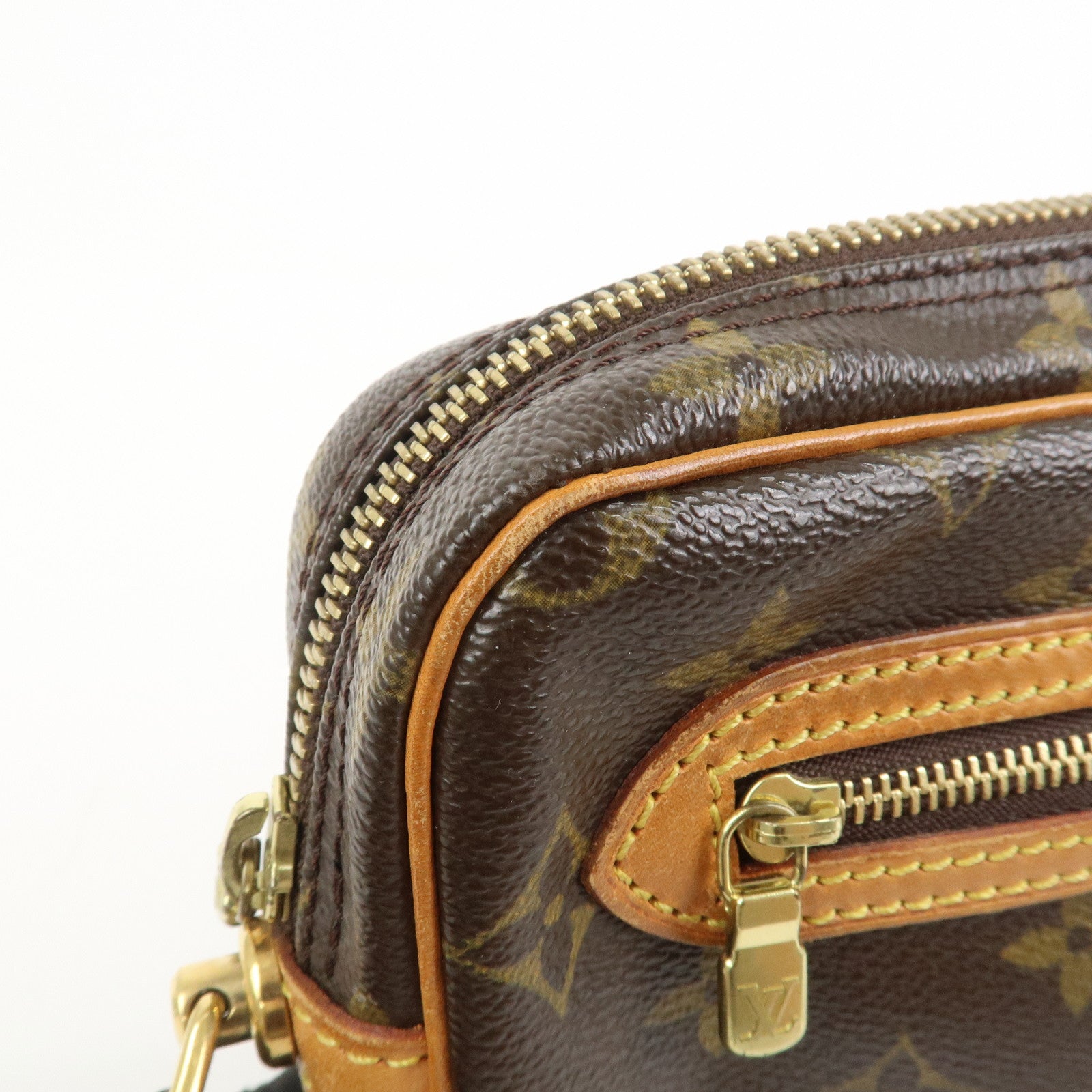 Louis Vuitton Monogram Marly Dragonne GM Clutch Bag Brown M51825