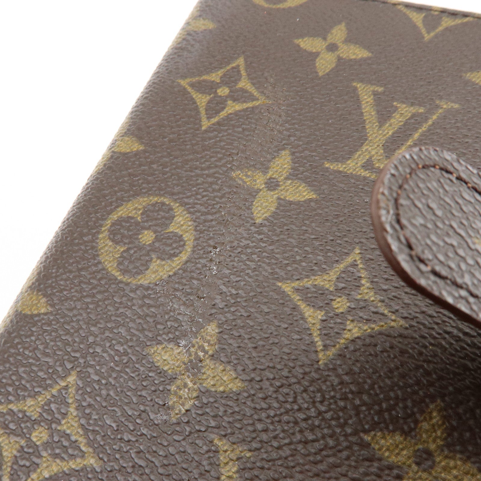 Louis Vuitton Monogram Pochette Photo Picture Holder Brown M58817