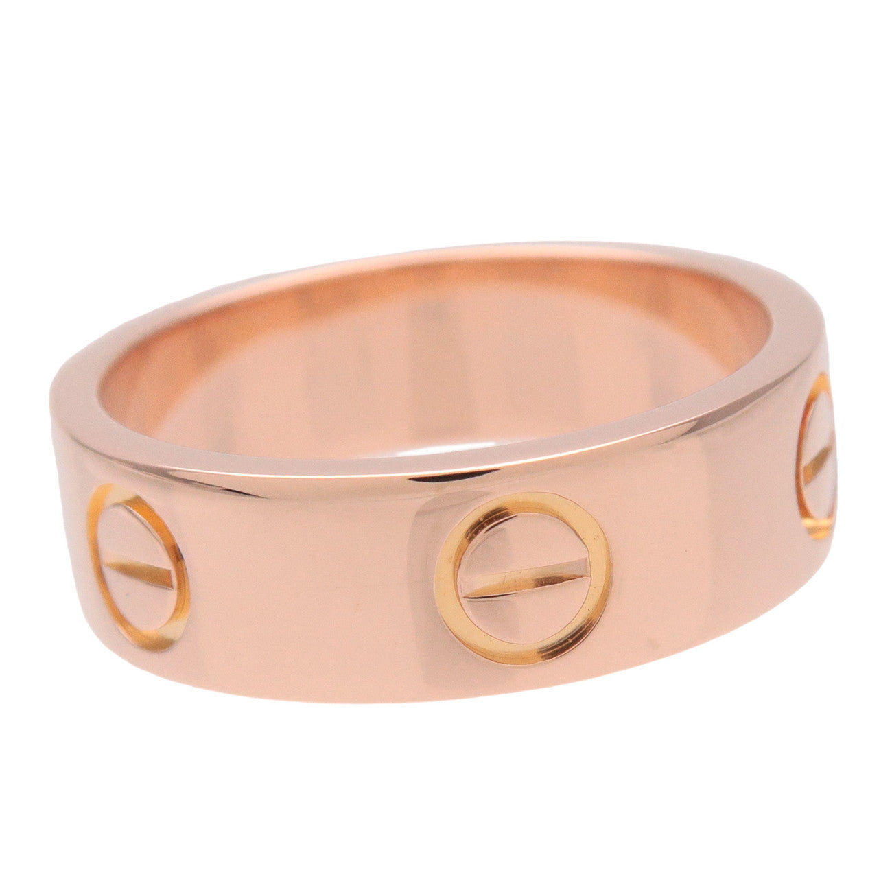Cartier Love Ring K18 750PG Rose Gold #50 US5.25 EU50 HK11.5