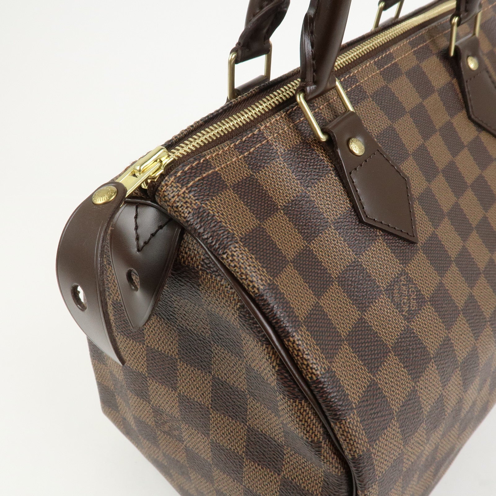 Louis Vuitton Damier Ebene Canvas Speedy 30 Boston Bag N41364