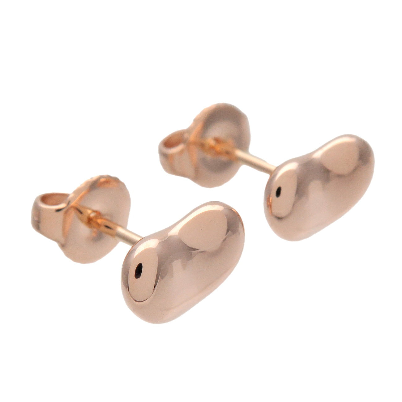 Tiffany & Co Bean Earrings 750PG Rose Gold