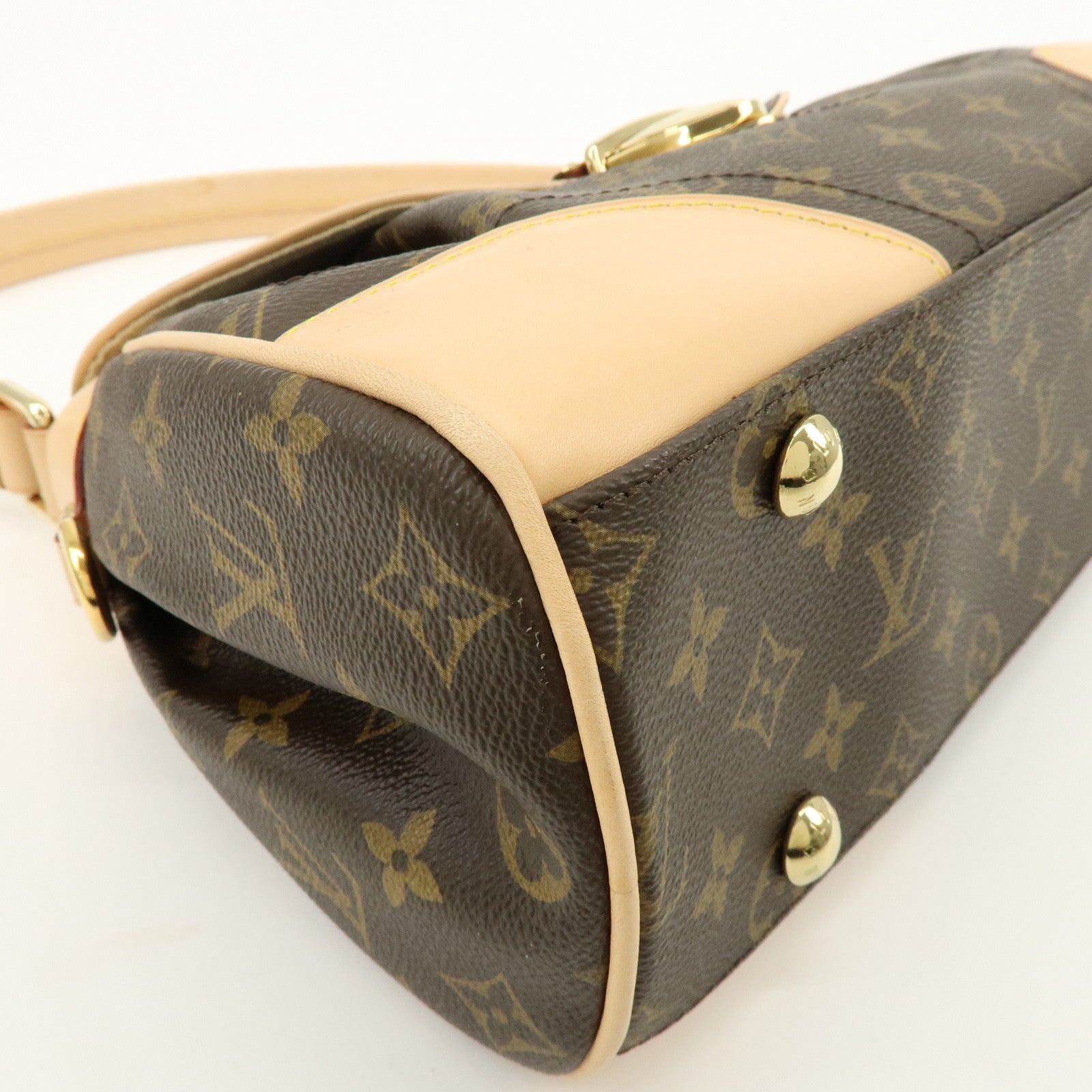 Louis Vuitton Monogram Beverly MM Shoulder Bag Brown M40121