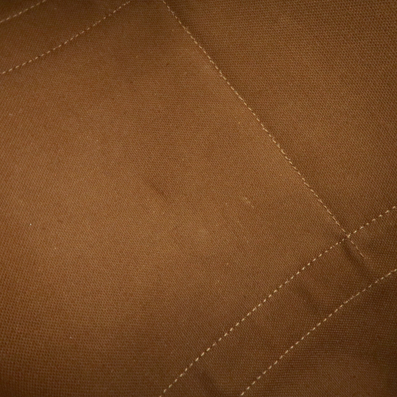 CELINE Macadam PVC Coating Canvas Tote Bag Shoulder Bag Brown