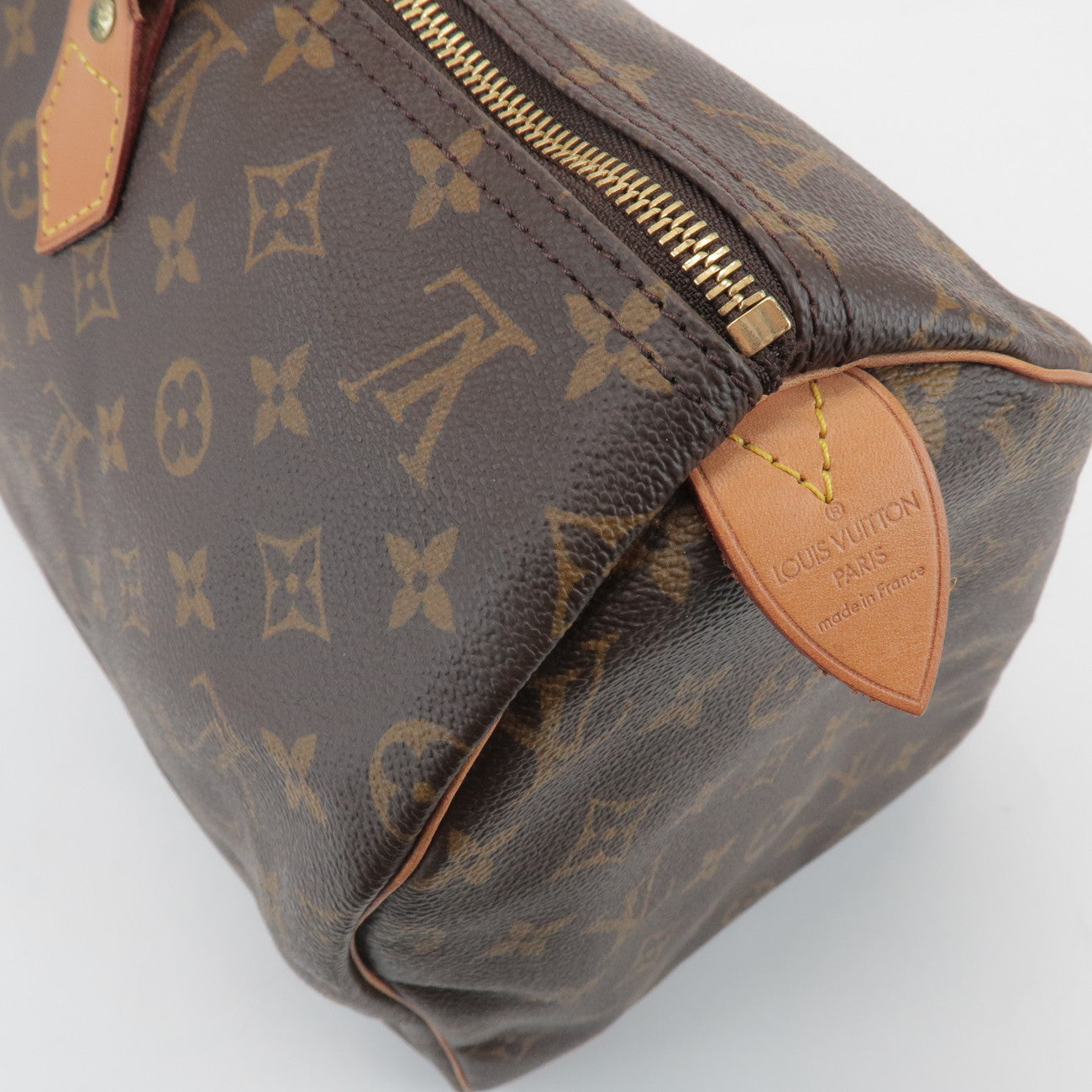 Louis Vuitton Monogram Speedy 40 Hand Bag Boston Bag Brown M41522