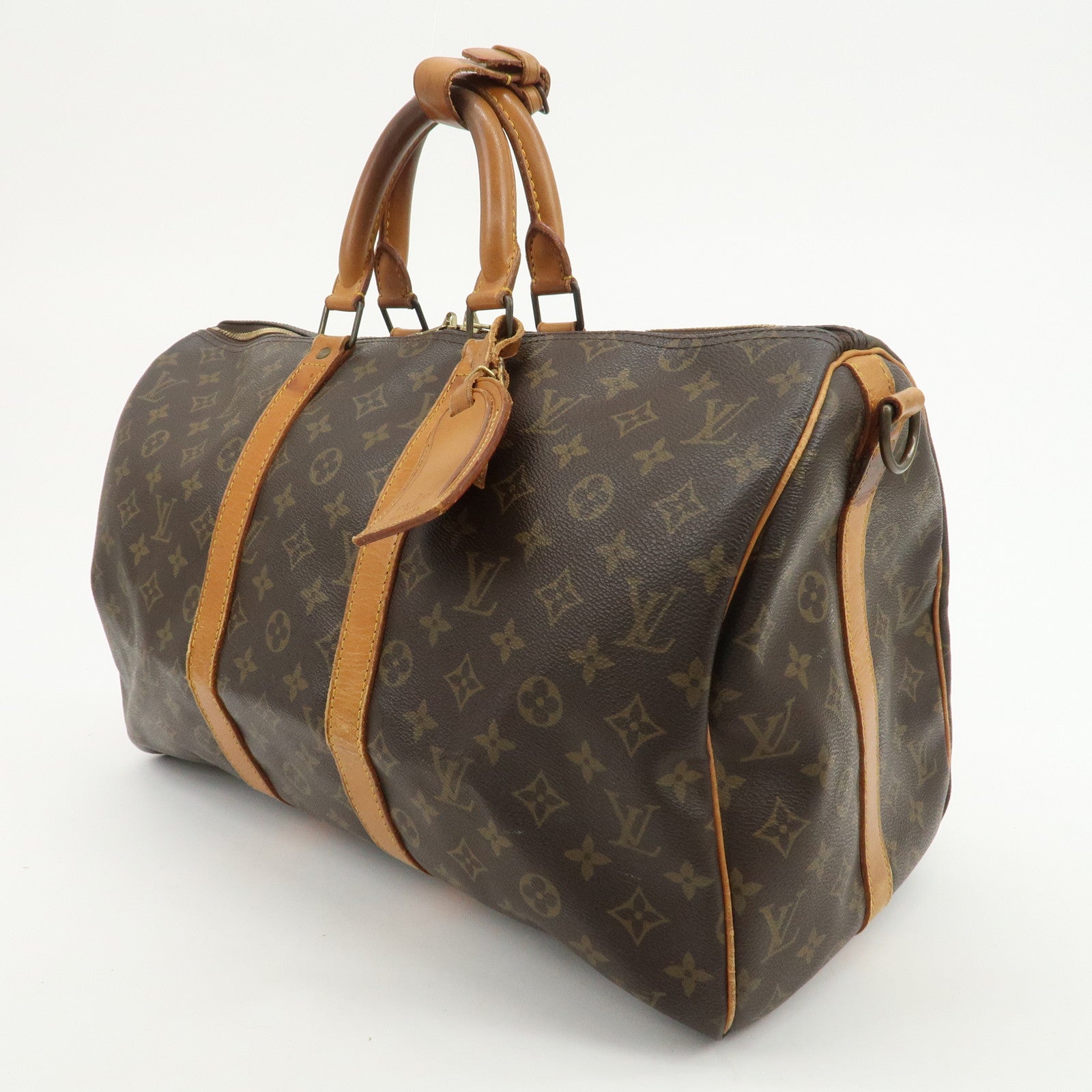 Louis Vuitton Monogram Keep All 45 Boston Bag Travel Bag M41428