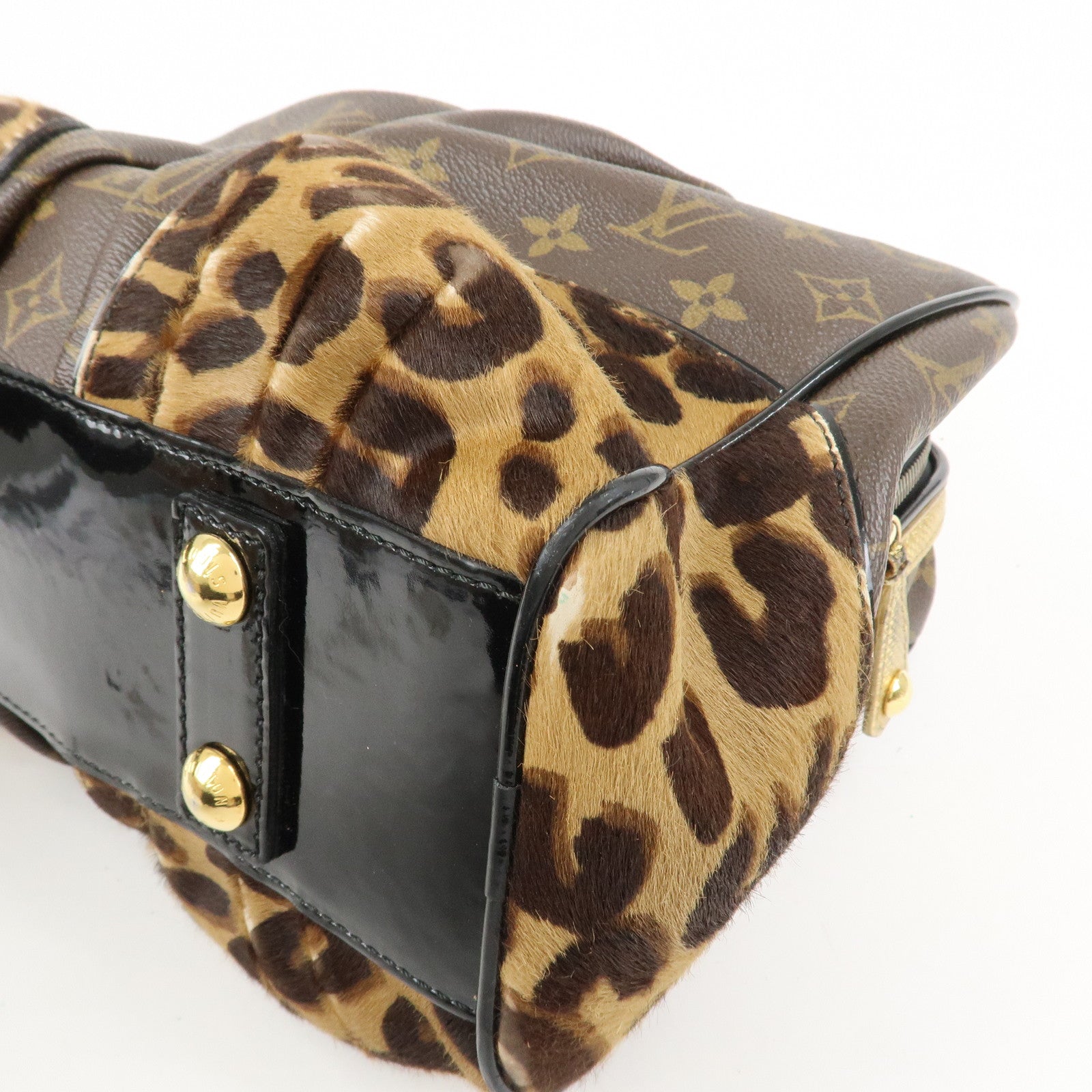 Louis Vuitton Adele Monogram Leopard Calf Leather 2 Way bag M95284